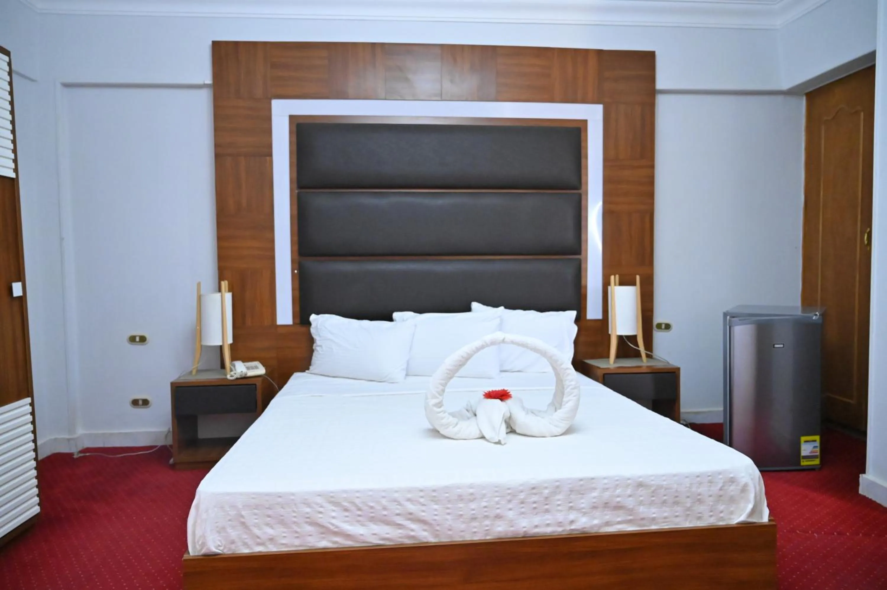 Bed in Fayoum Hotel