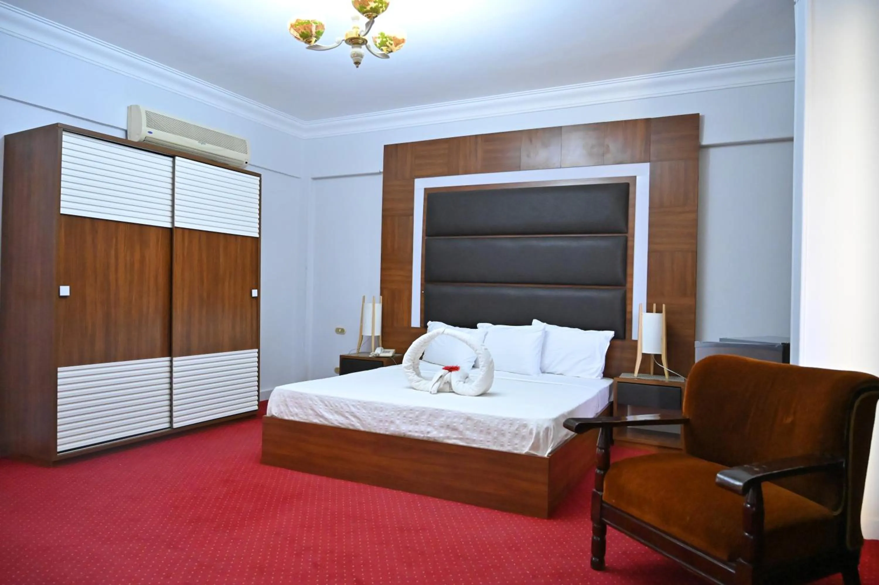 Bed in Fayoum Hotel