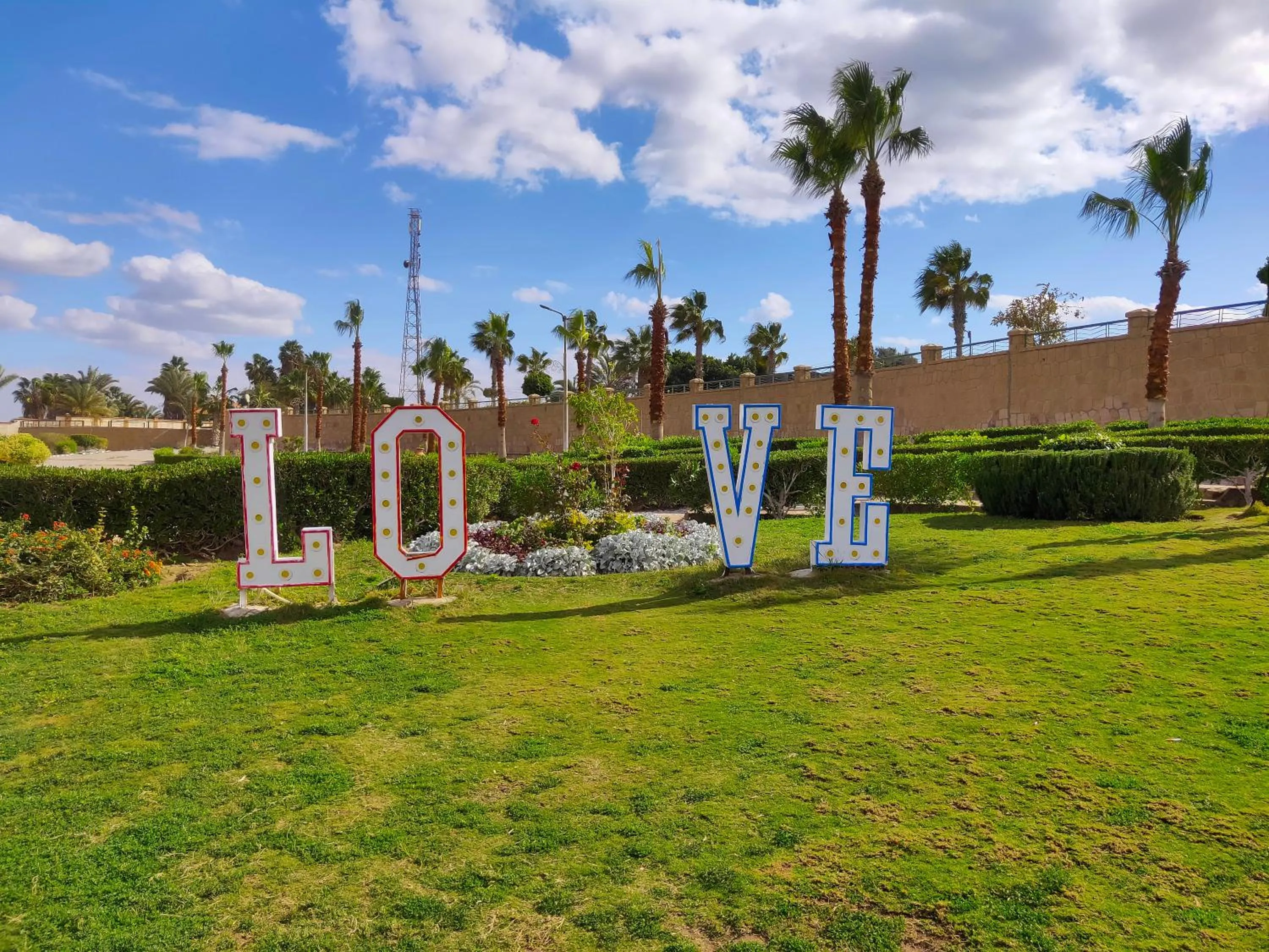 Garden in Fayoum Hotel