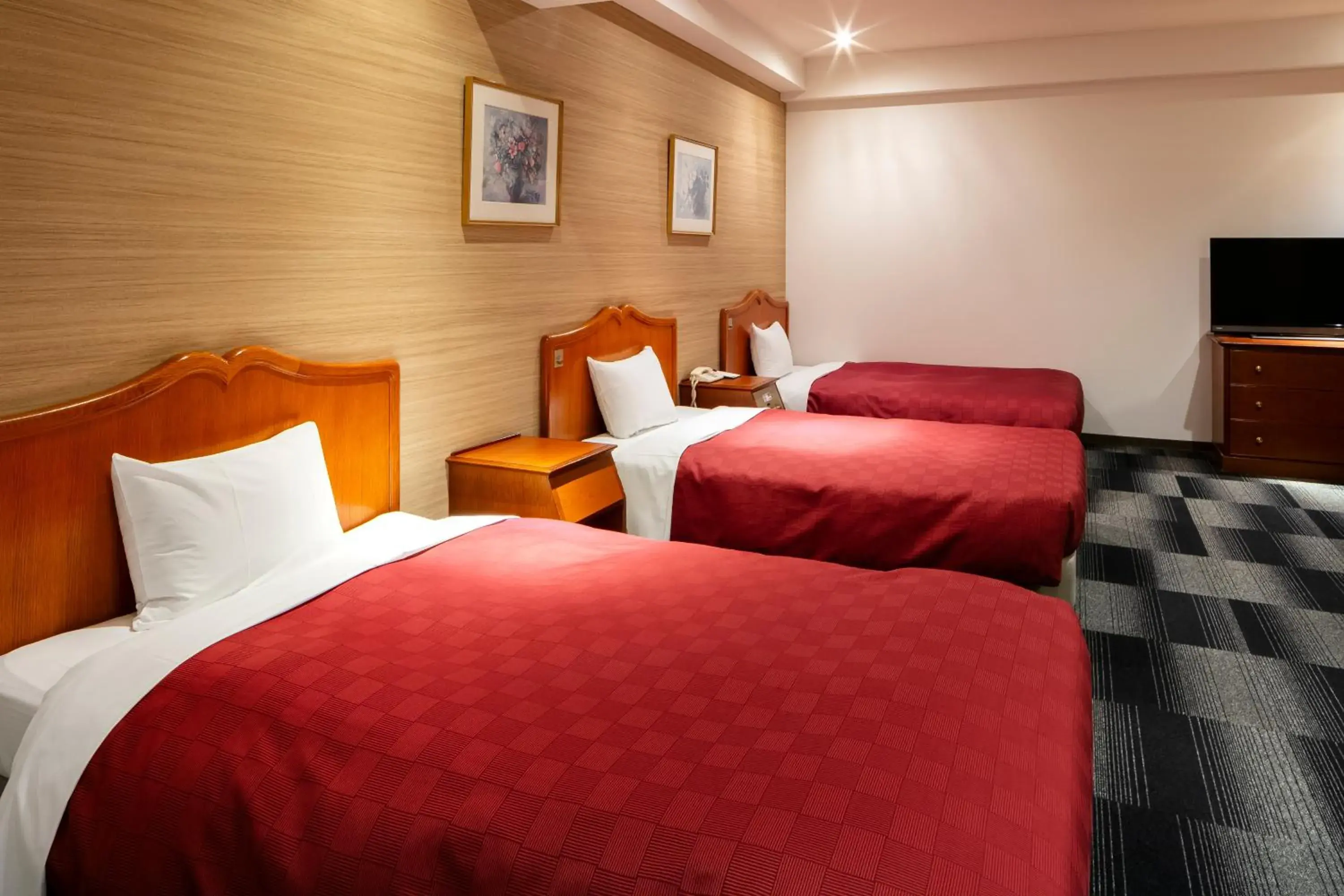 Bed in Narita Gateway Hotel Bed in Narita Gateway Hotel