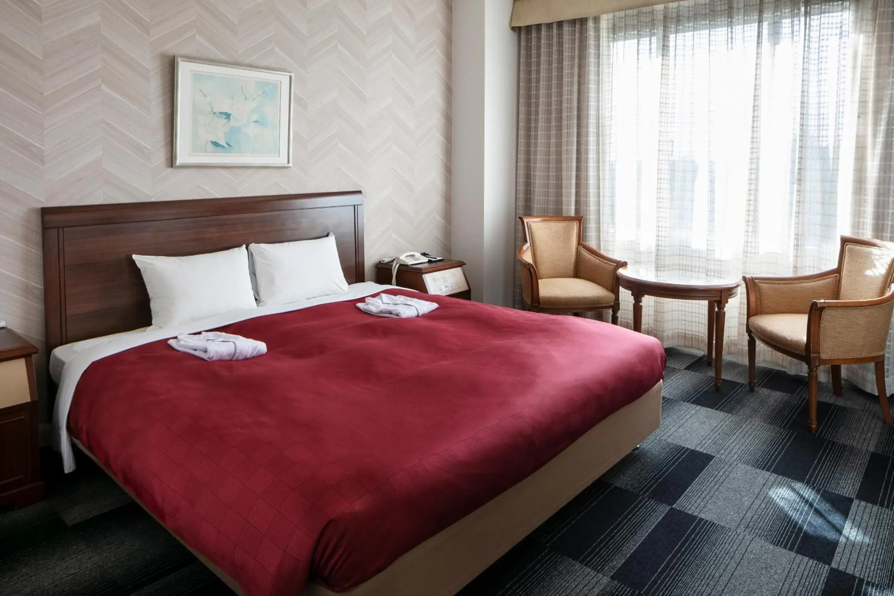 Bed in Narita Gateway Hotel Bed in Narita Gateway Hotel