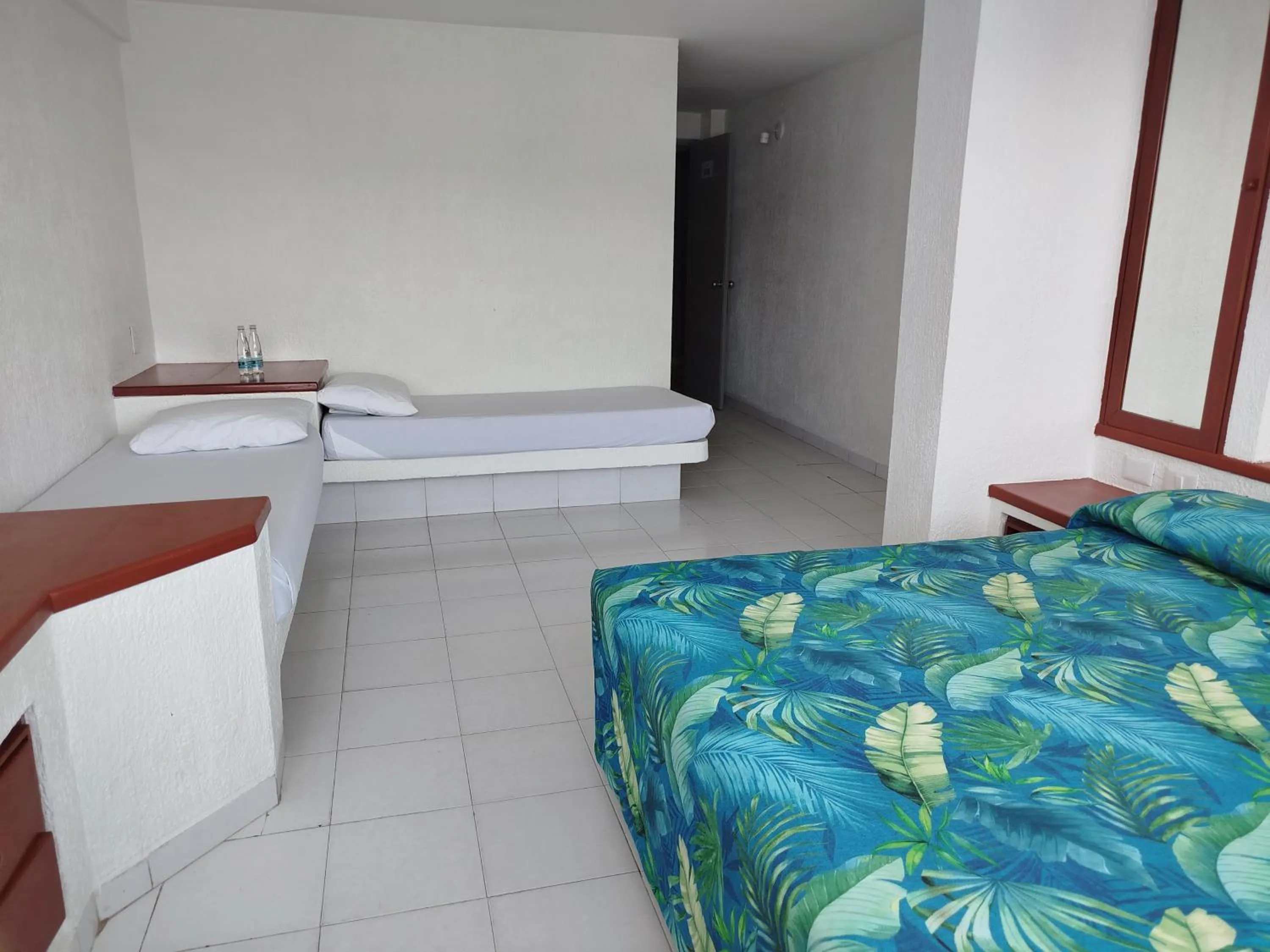 Bed in Hotel Aristos Acapulco