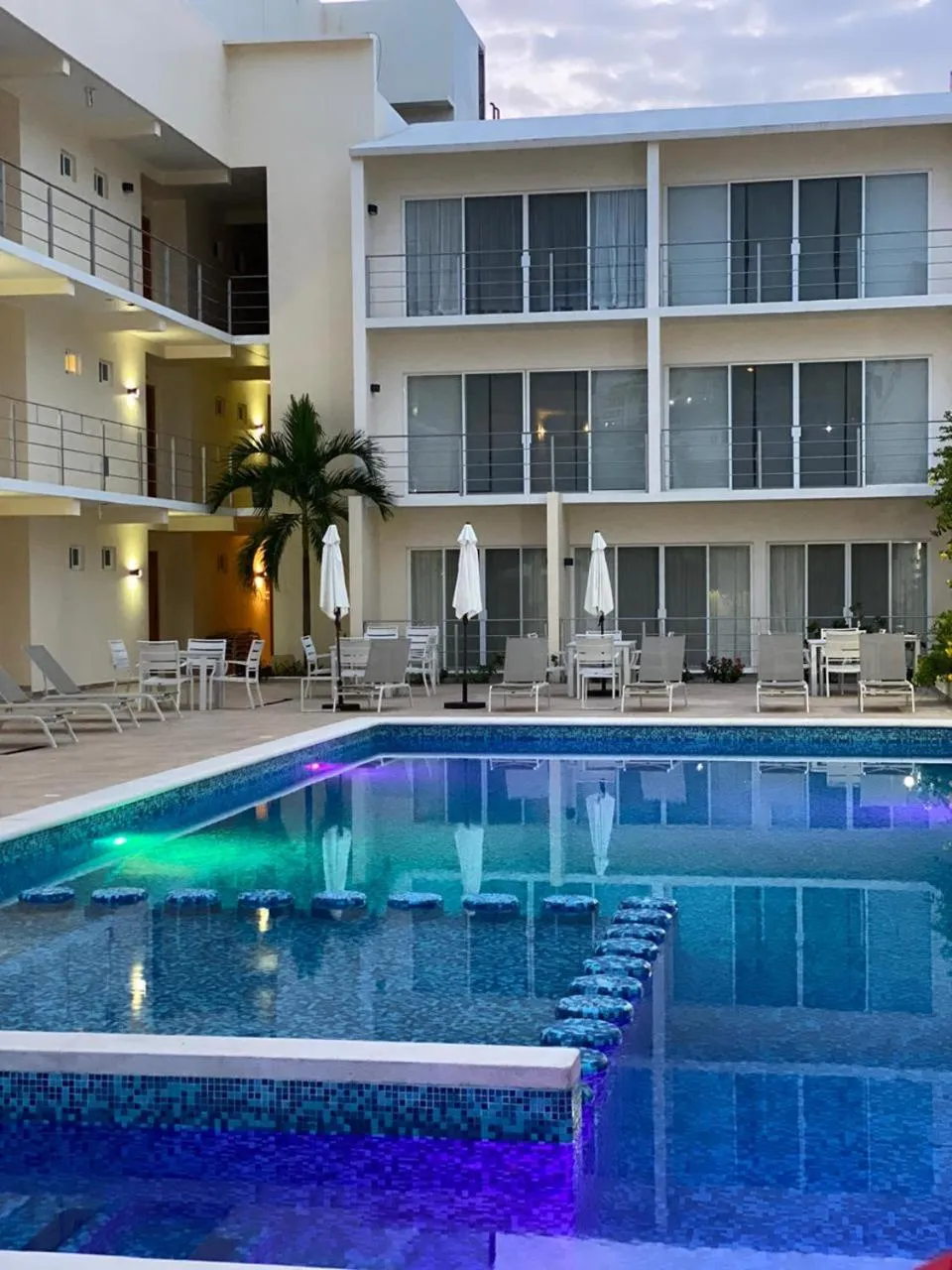 Patio in Hotel Huatulco Máxico
