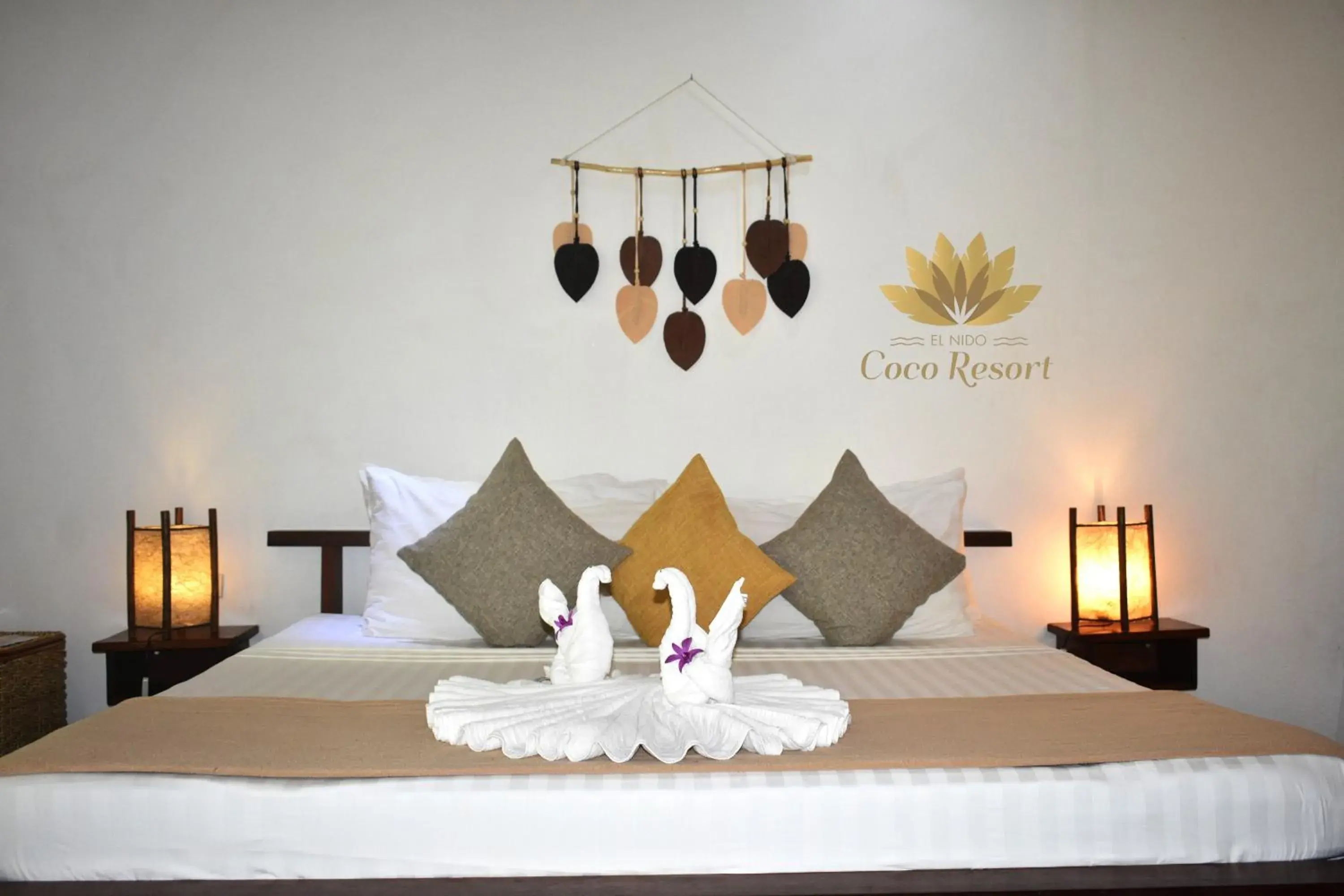 Bed in El Nido Coco Resort Bed in El Nido Coco Resort