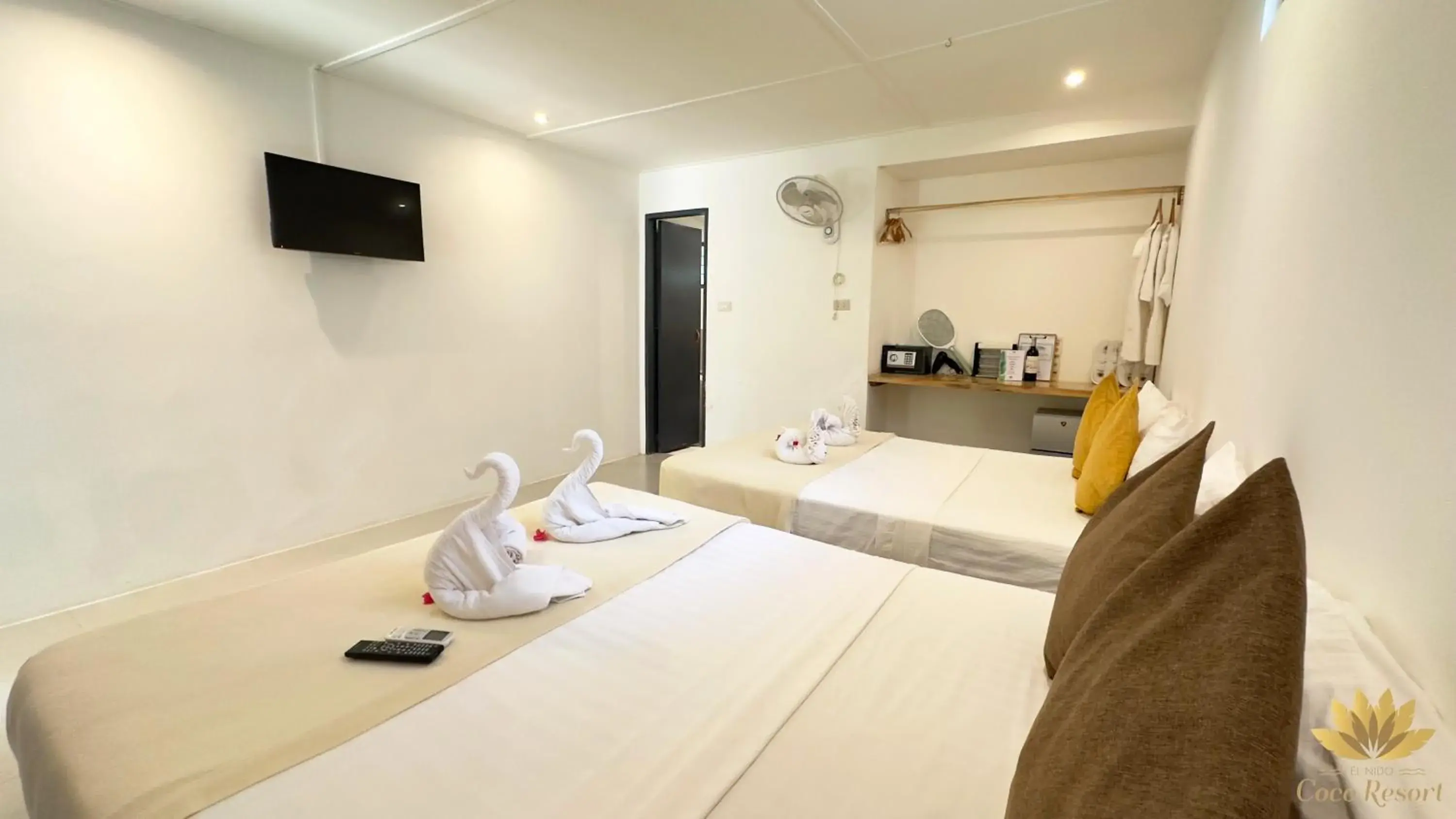 View (from property/room), Bed in El Nido Coco Resort View (from property/room), Bed in El Nido Coco Resort