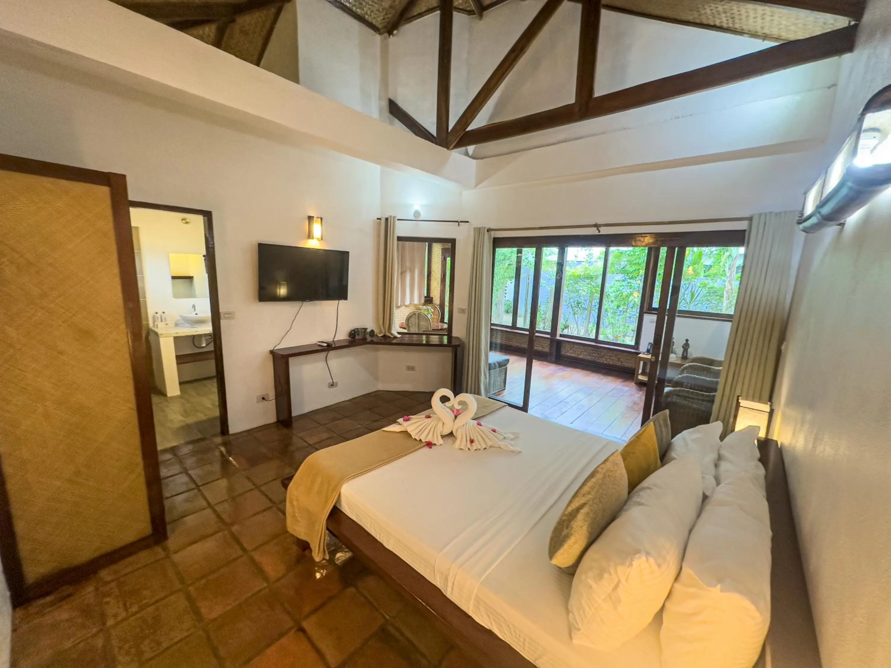 Bed in El Nido Coco Resort