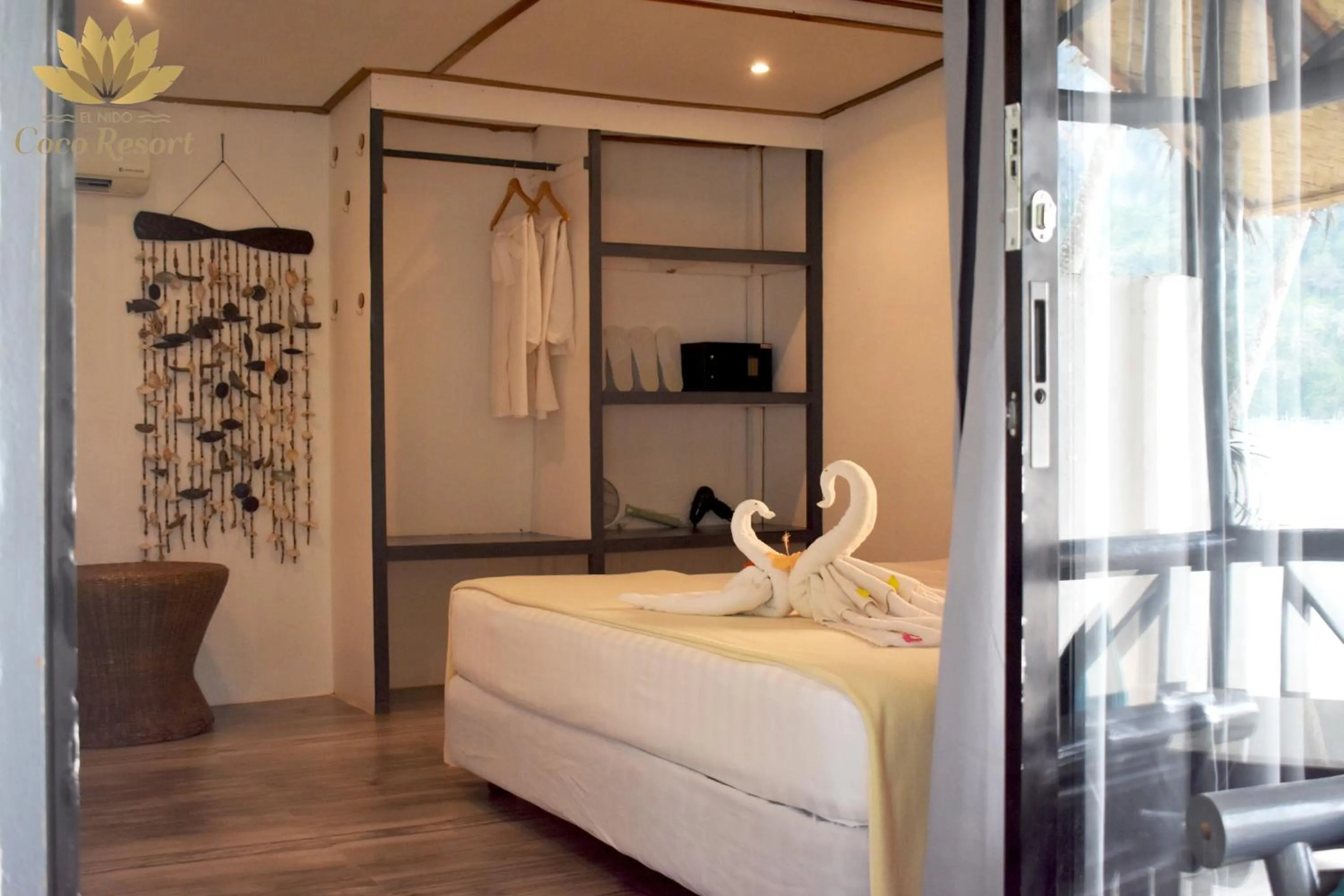 Bed in El Nido Coco Resort