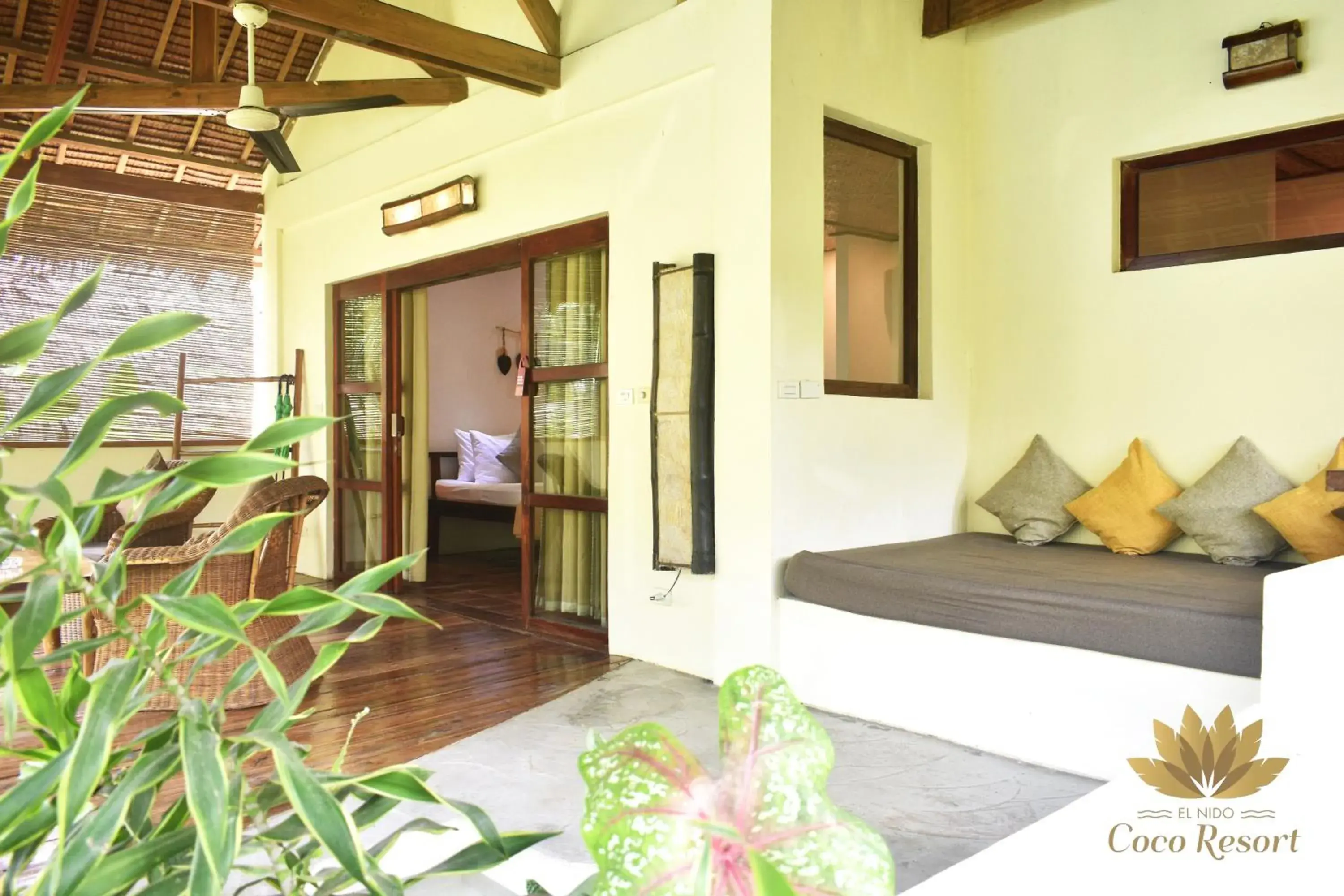 Balcony/Terrace in El Nido Coco Resort Balcony/Terrace in El Nido Coco Resort