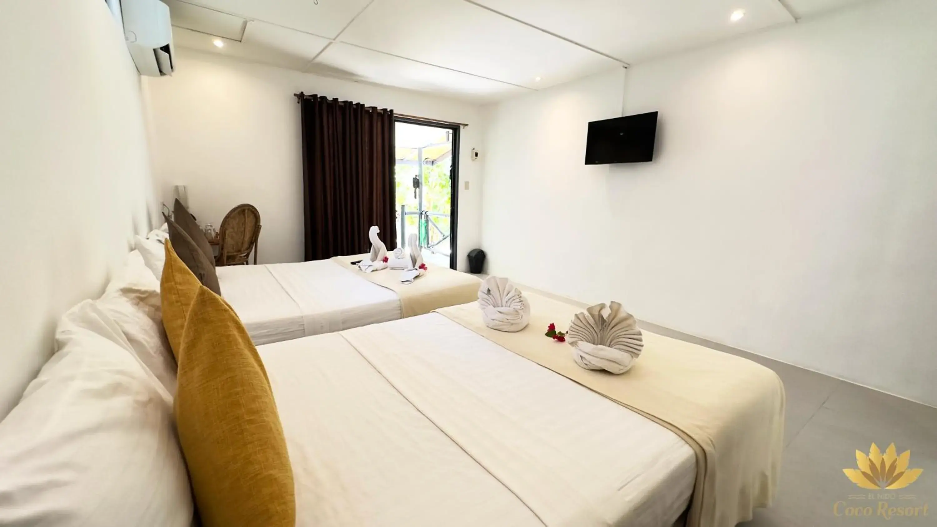 Bed in El Nido Coco Resort Bed in El Nido Coco Resort