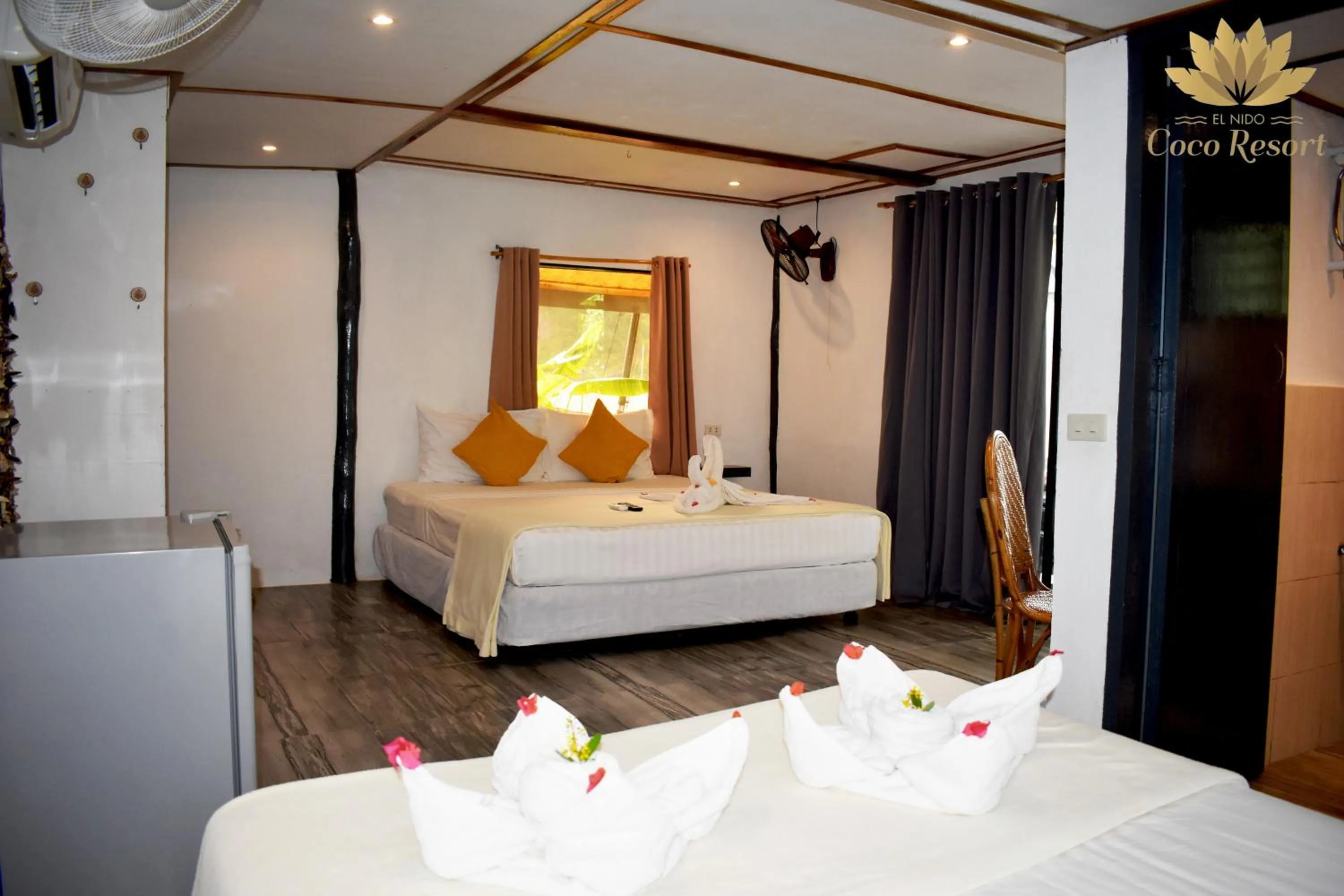 Bed in El Nido Coco Resort