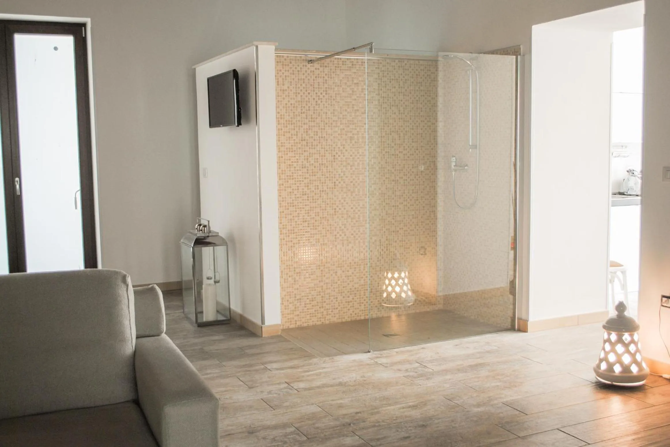 Shower in Masseria Gelsi