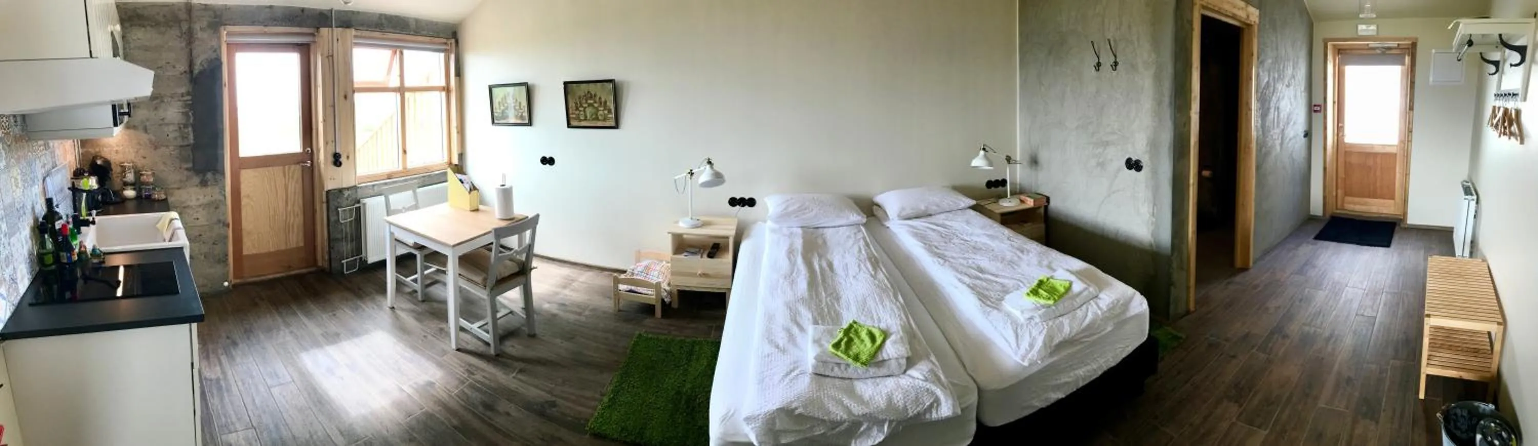 Photo of the whole room, Bed in The Garage