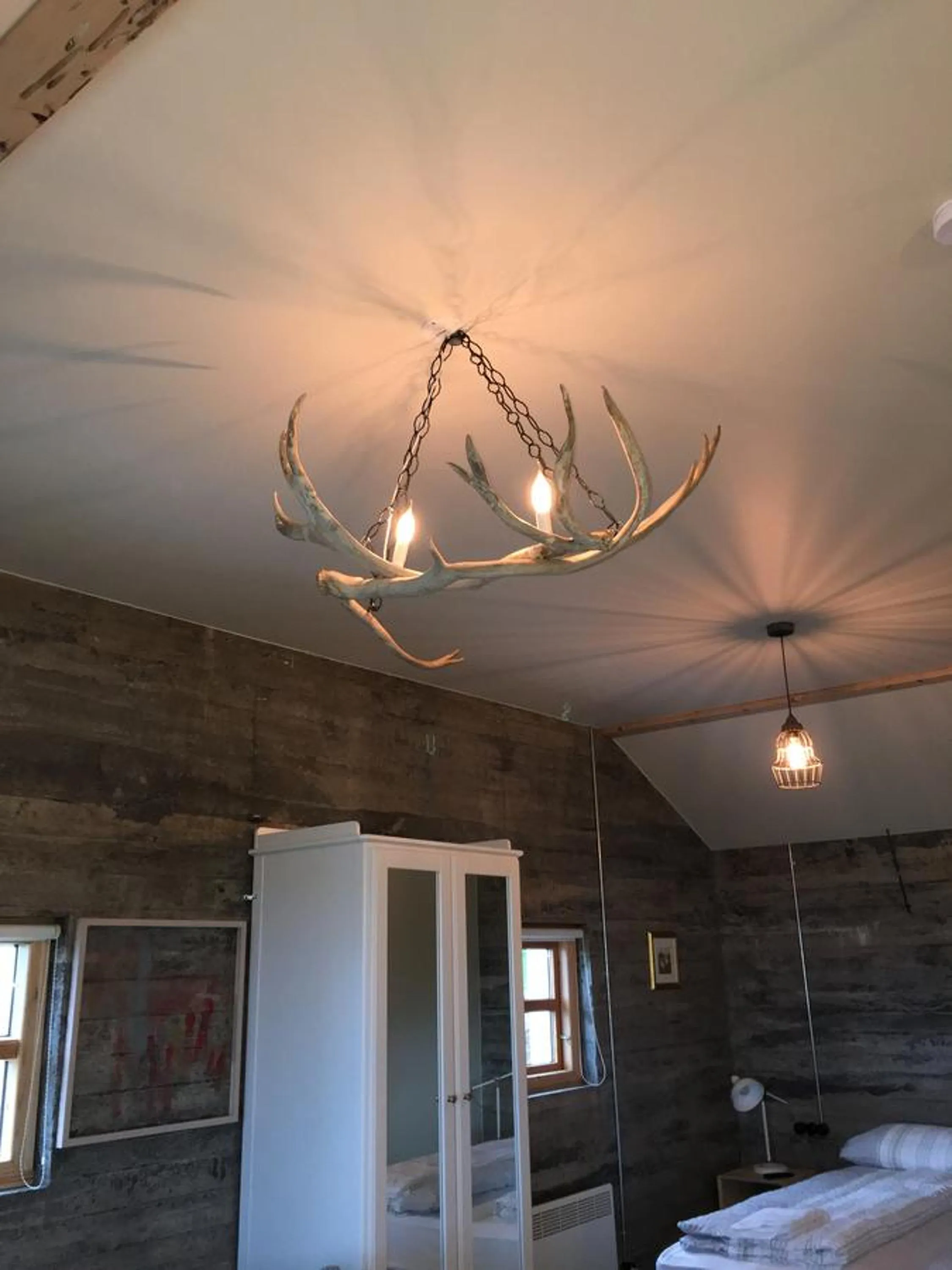 Living room, Bed in The Garage