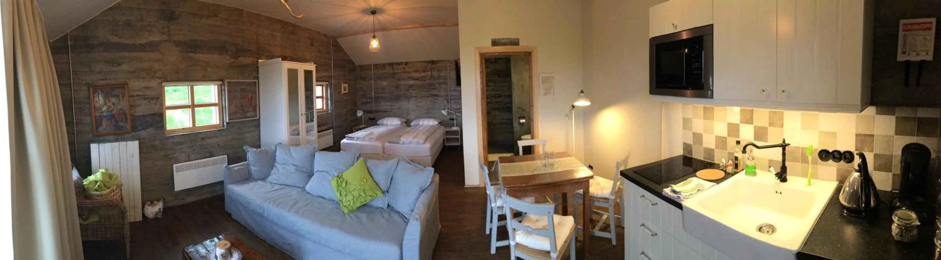 Photo of the whole room, Bed in The Garage