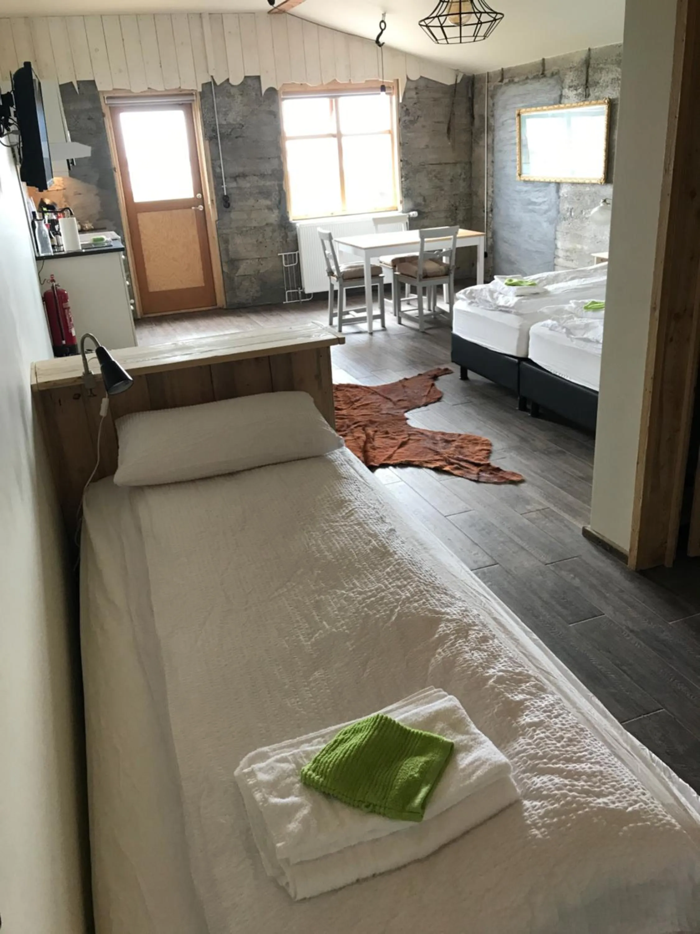 Toilet, Bed in The Garage