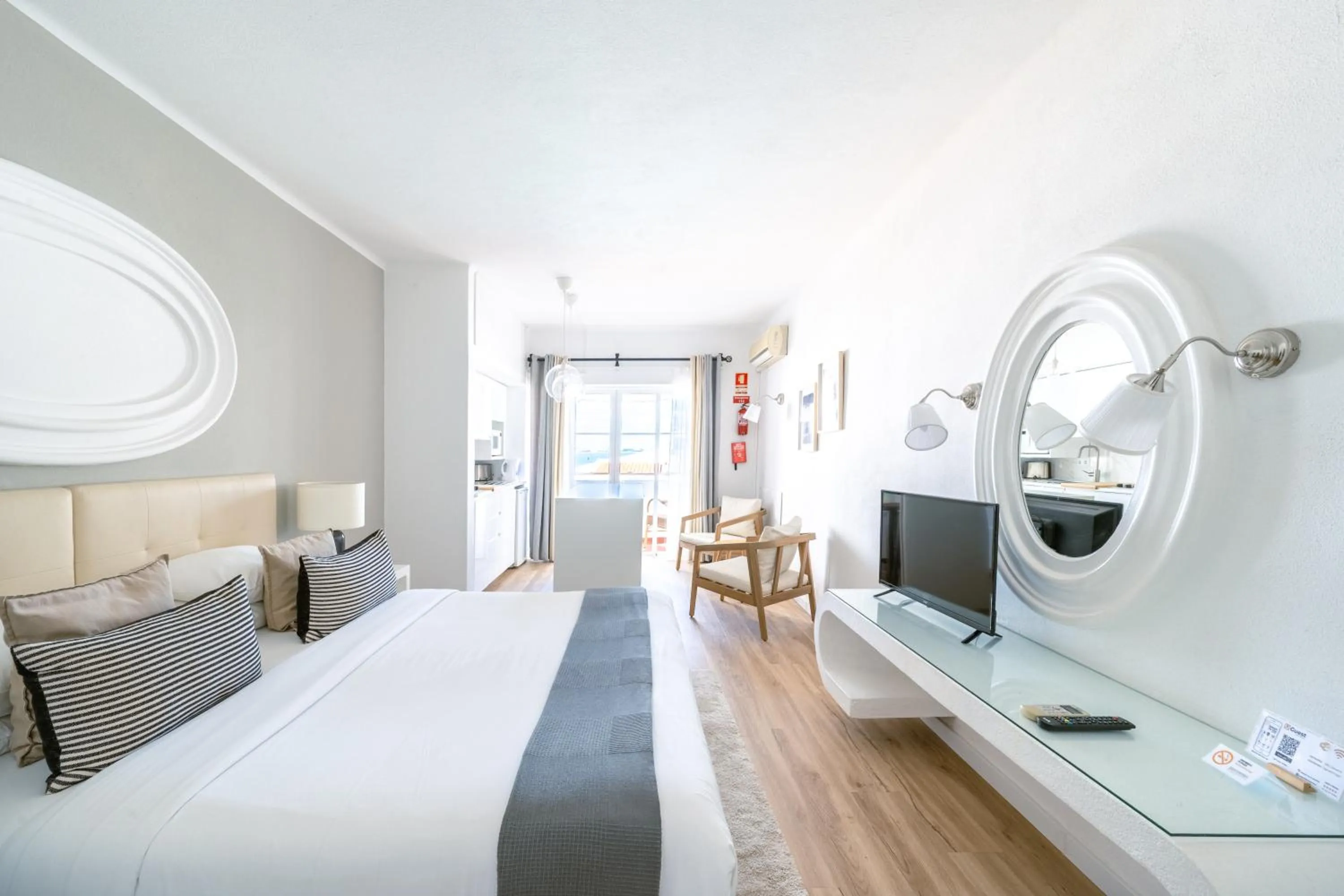 Bed in Baluarte da Vila Apartments