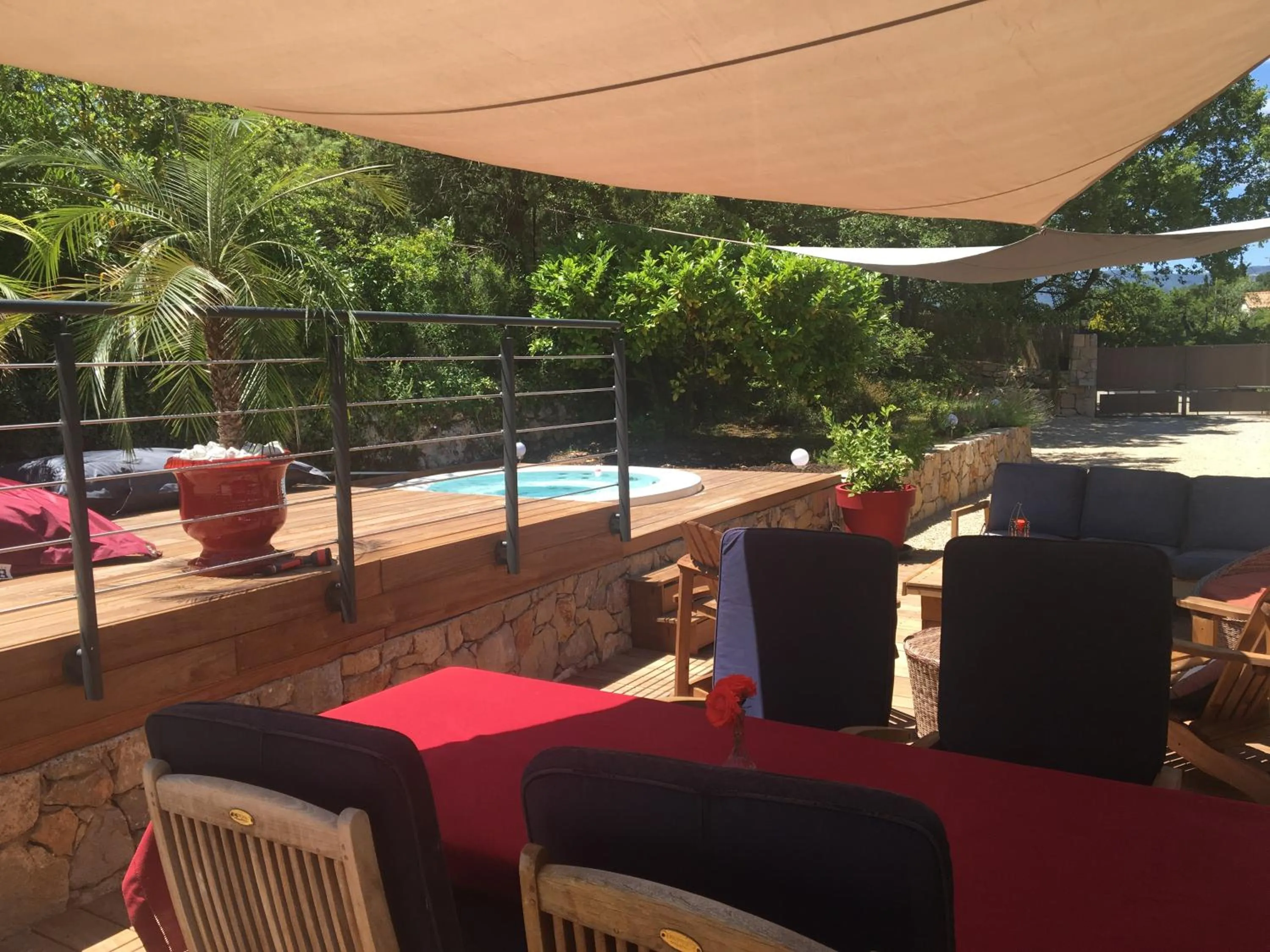 Balcony/Terrace in Bulle d'amour