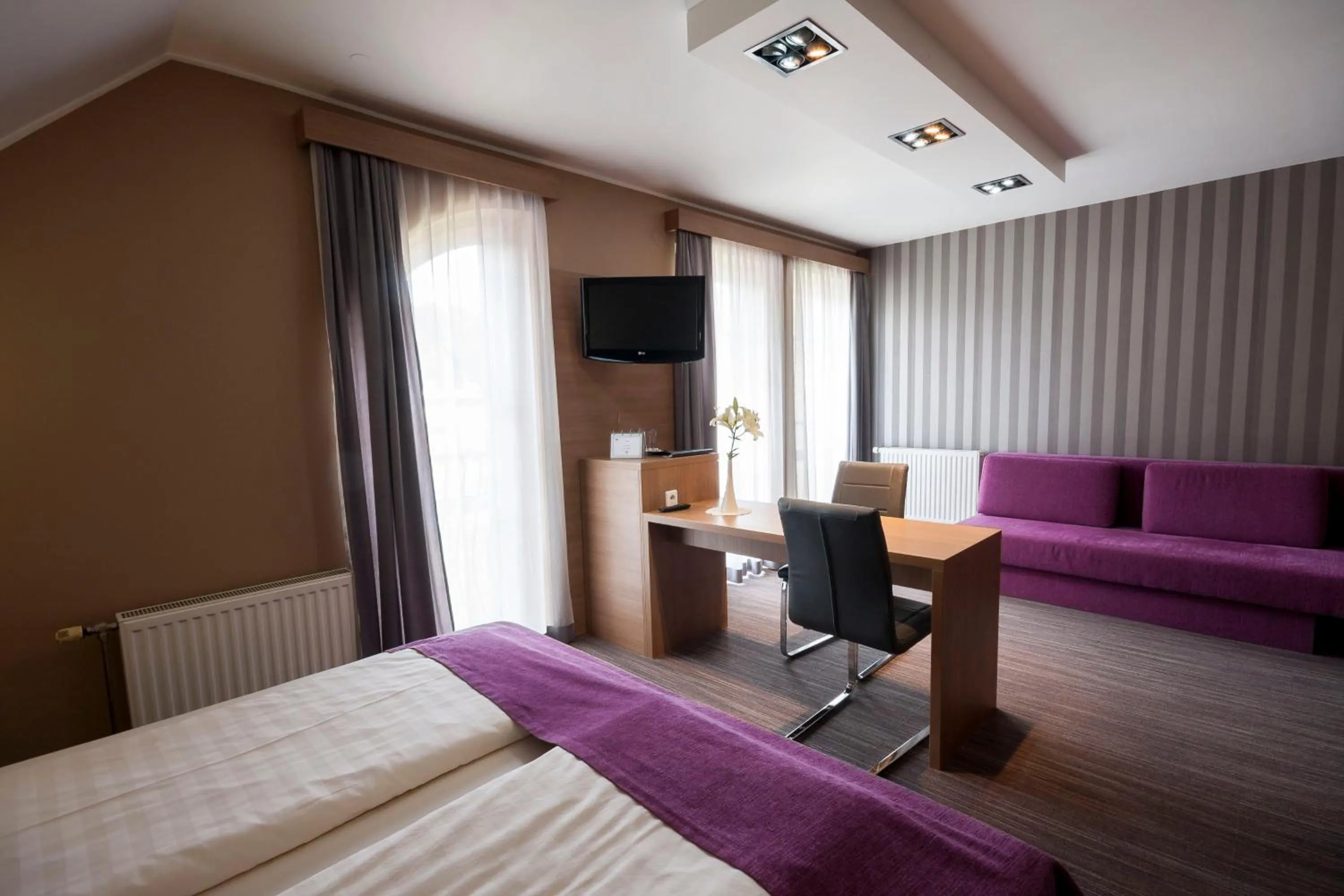 Living room, Bed in Gostilna in motel Pri Lešniku