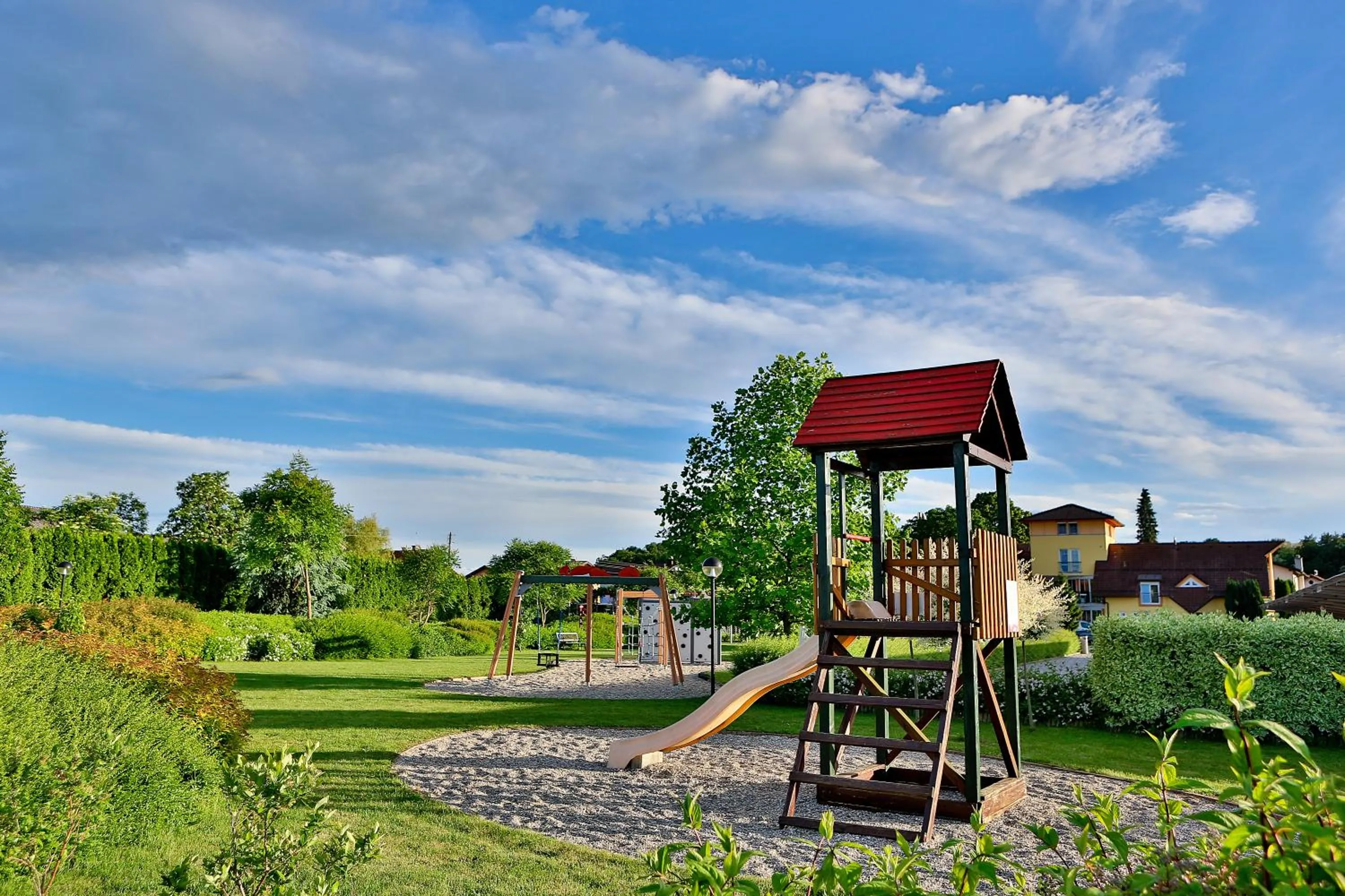Children play ground in Gostilna in motel Pri Lešniku