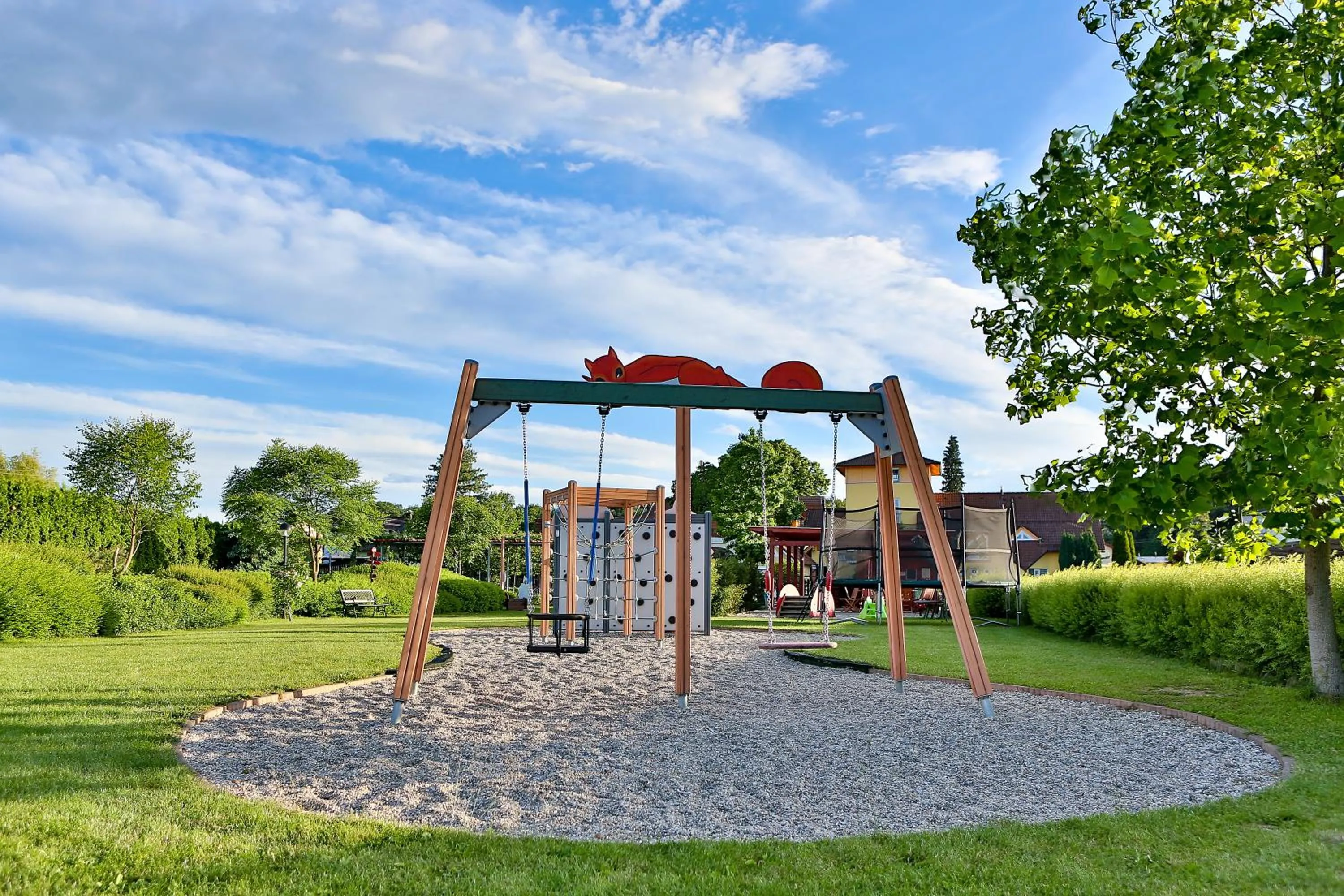 Children play ground in Gostilna in motel Pri Lešniku