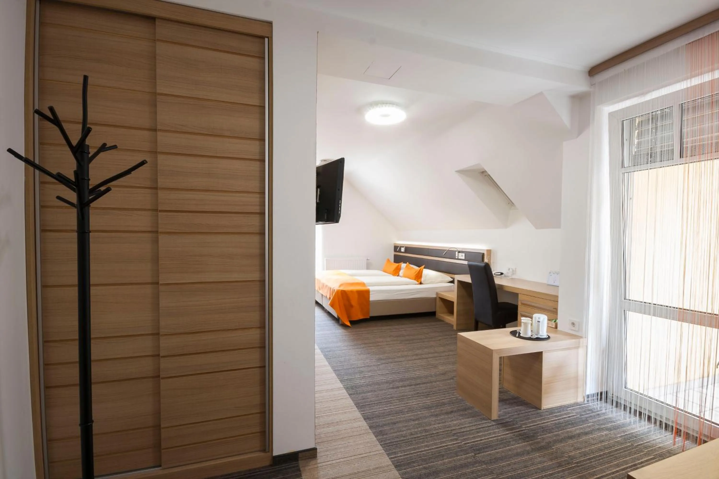 Living room, Bed in Gostilna in motel Pri Lešniku