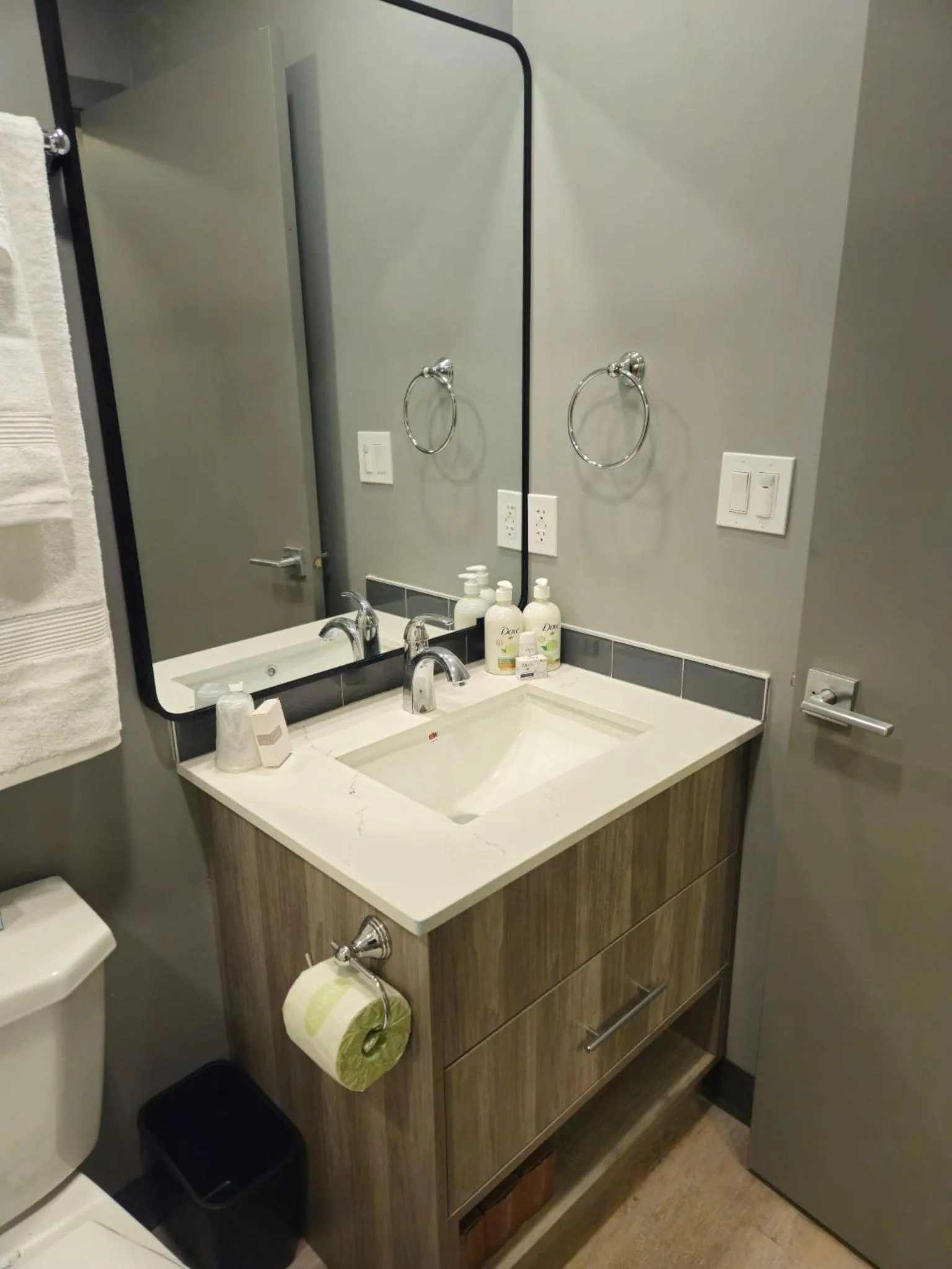 Bathroom in Ramada by Wyndham West Edmonton Hotel & Suites