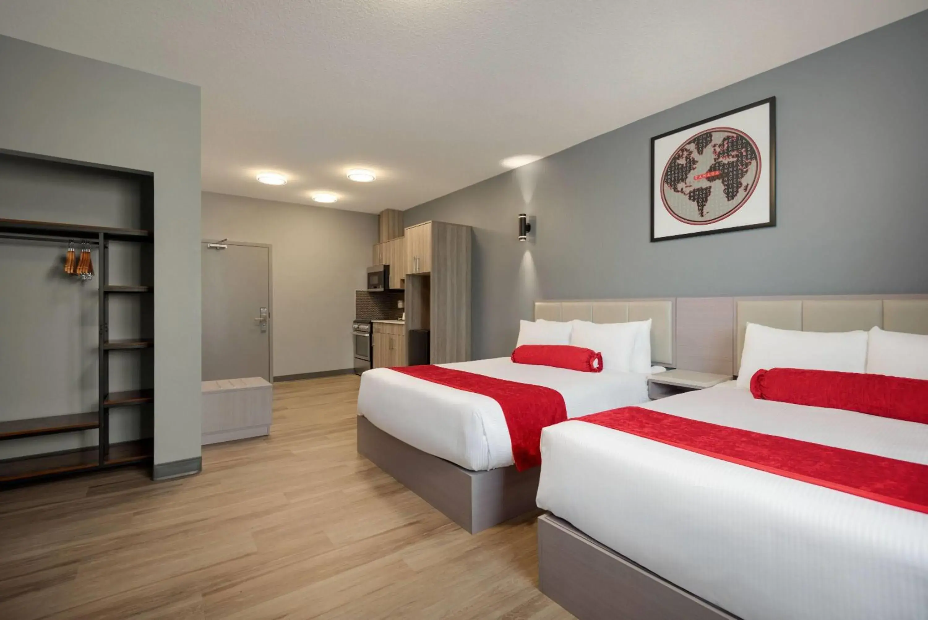 Photo of the whole room, Bed in Ramada by Wyndham West Edmonton Hotel & Suites Photo of the whole room, Bed in Ramada by Wyndham West Edmonton Hotel & Suites