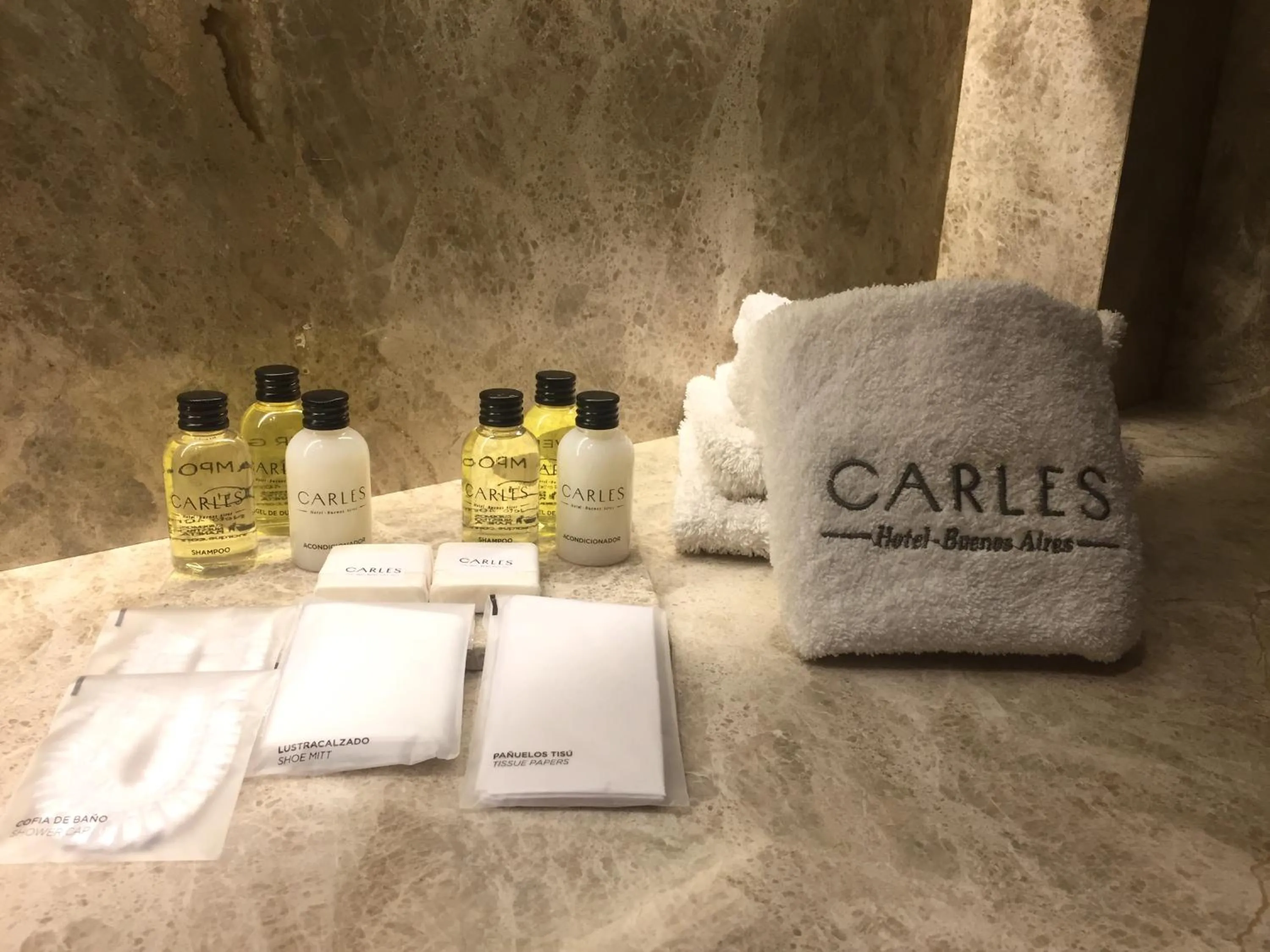 Decorative detail in Carles Hotel