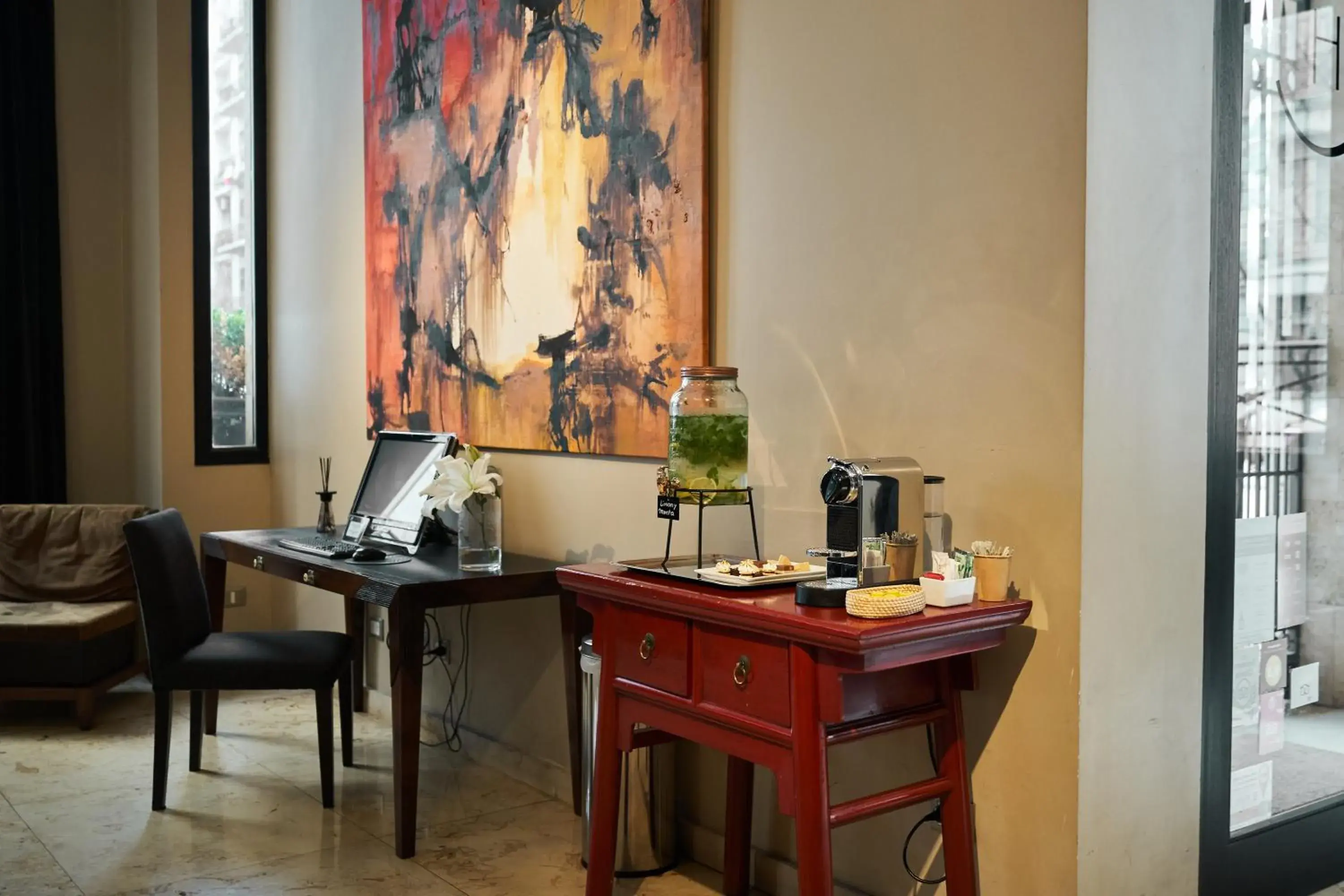 Lobby or reception in Carles Hotel Lobby or reception in Carles Hotel