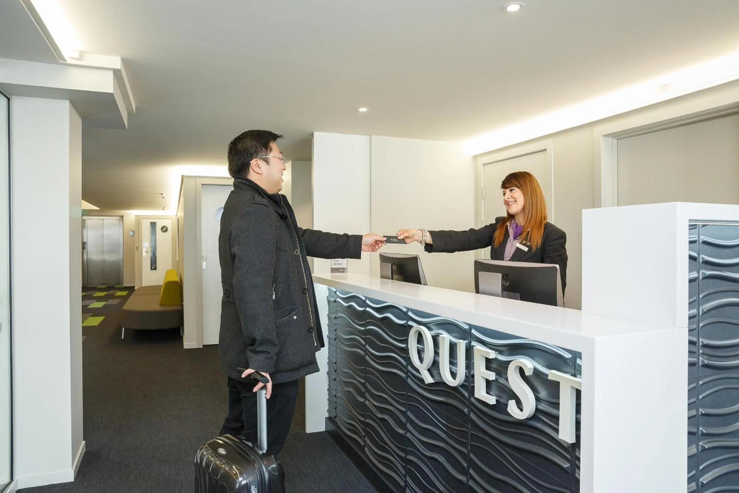 Lobby or reception in Quest Petone
