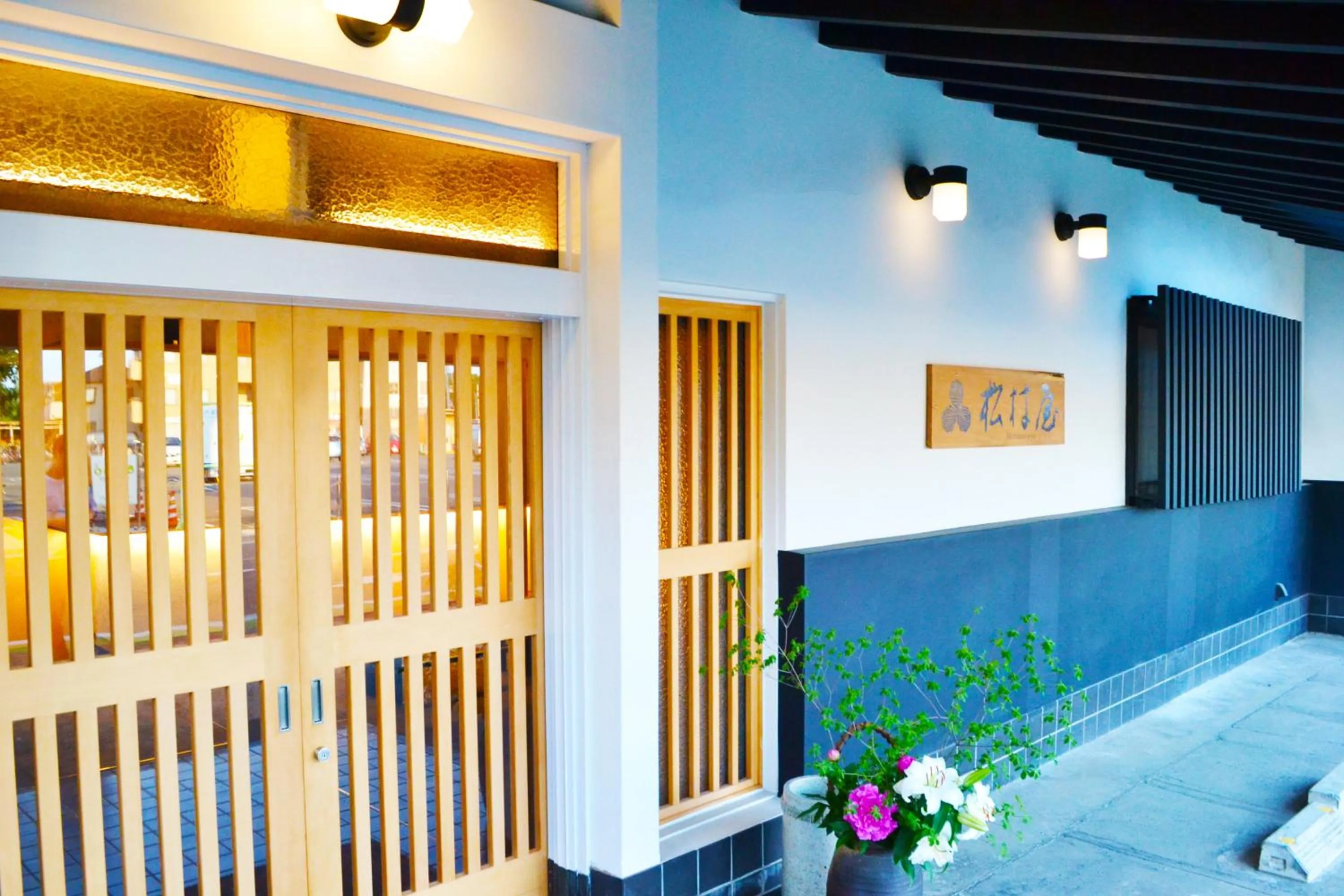 Facade/entrance in Ryokan Matsumuraya