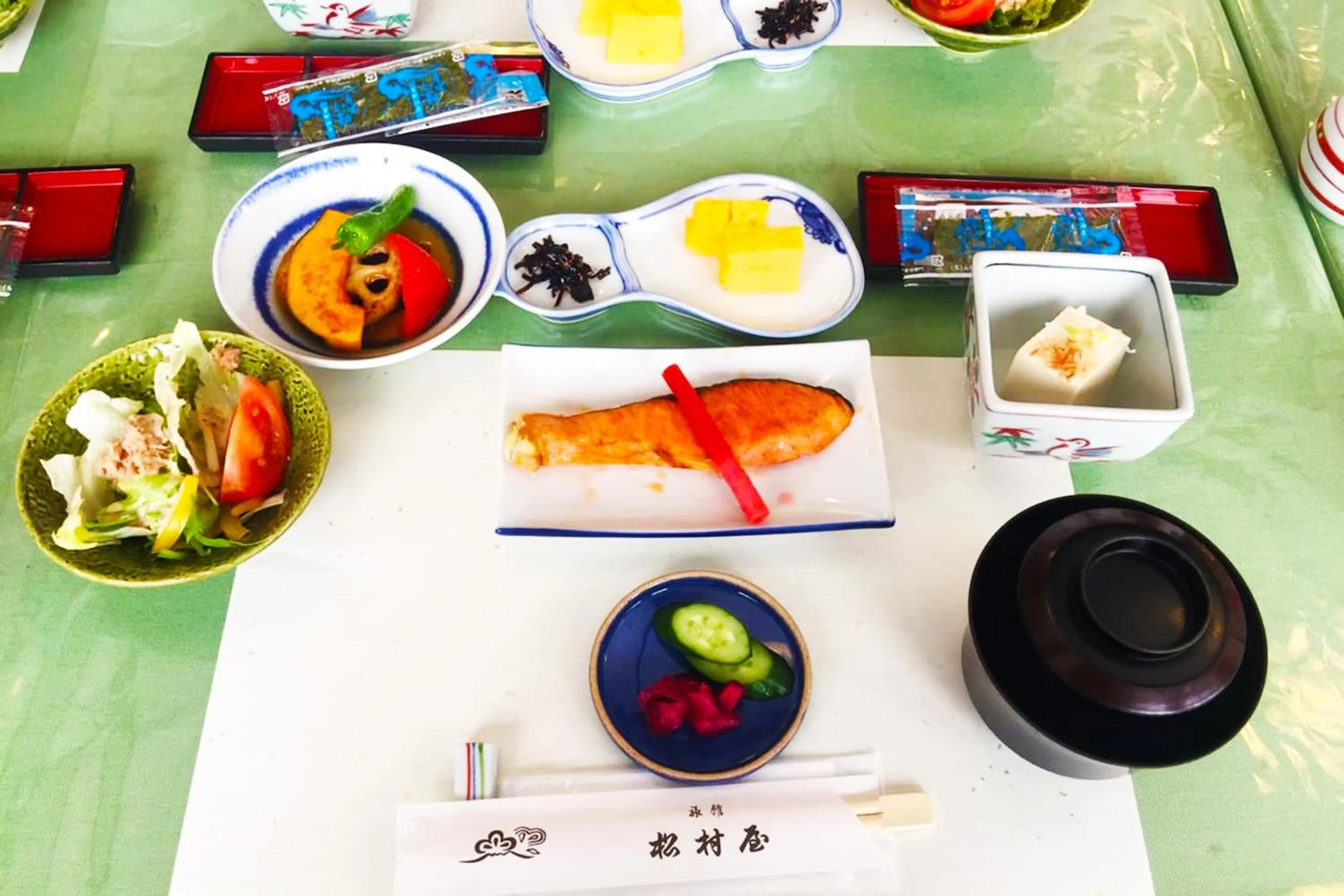 Breakfast in Ryokan Matsumuraya