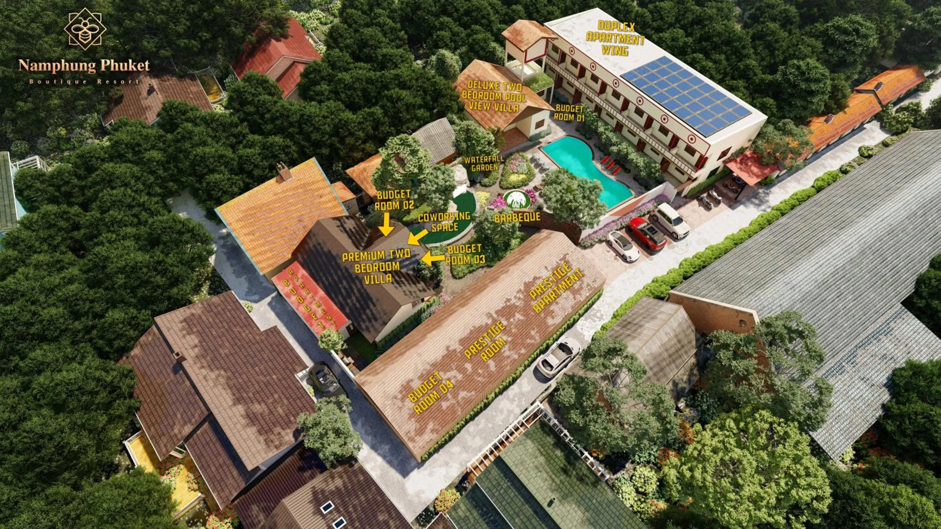 Property building in Namphung Phuket Boutique Resort