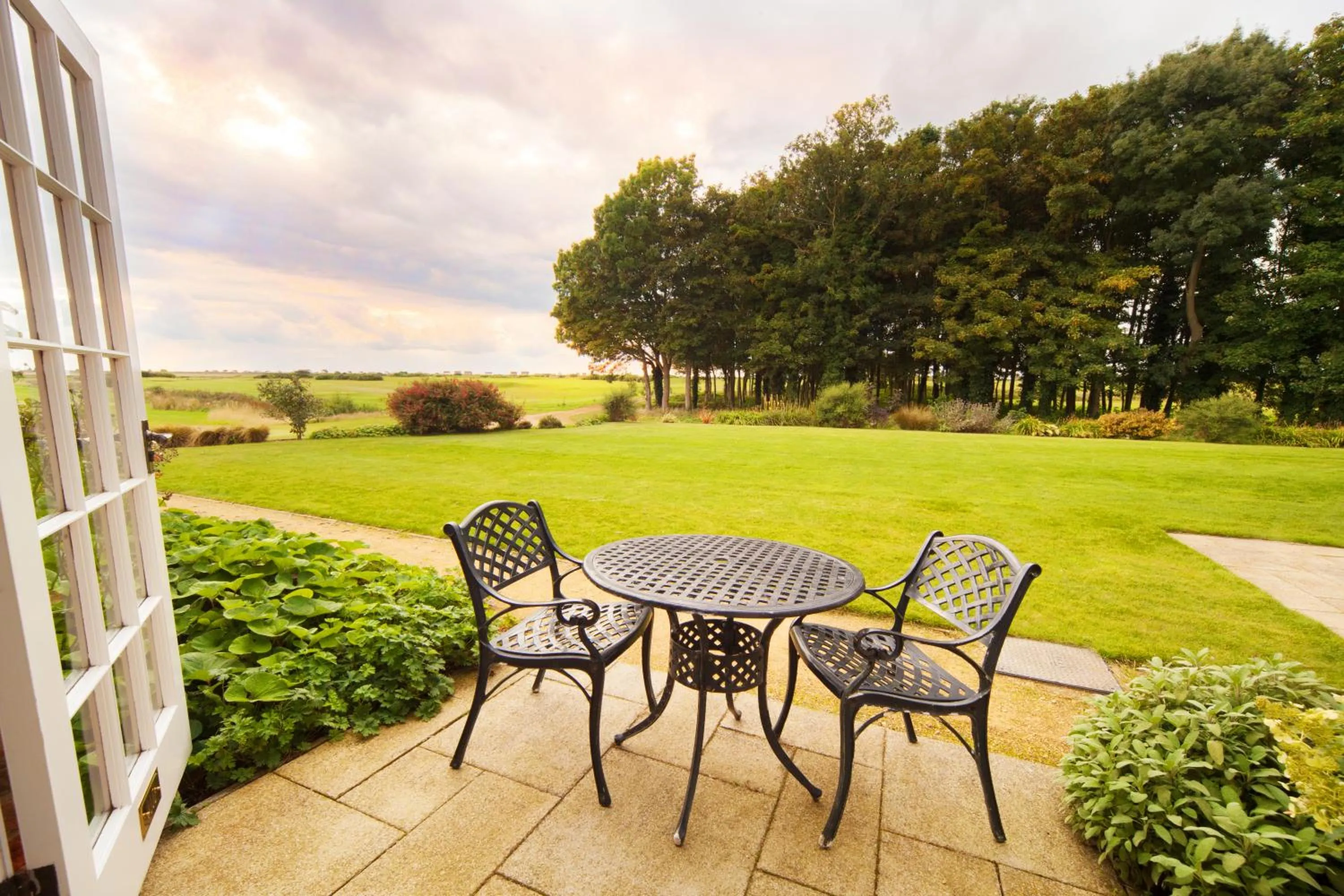 Patio in Heacham Manor Hotel