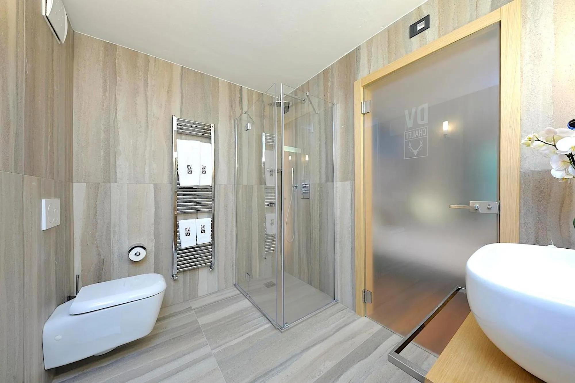 Bathroom in DV Chalet Boutique Hotel & Spa