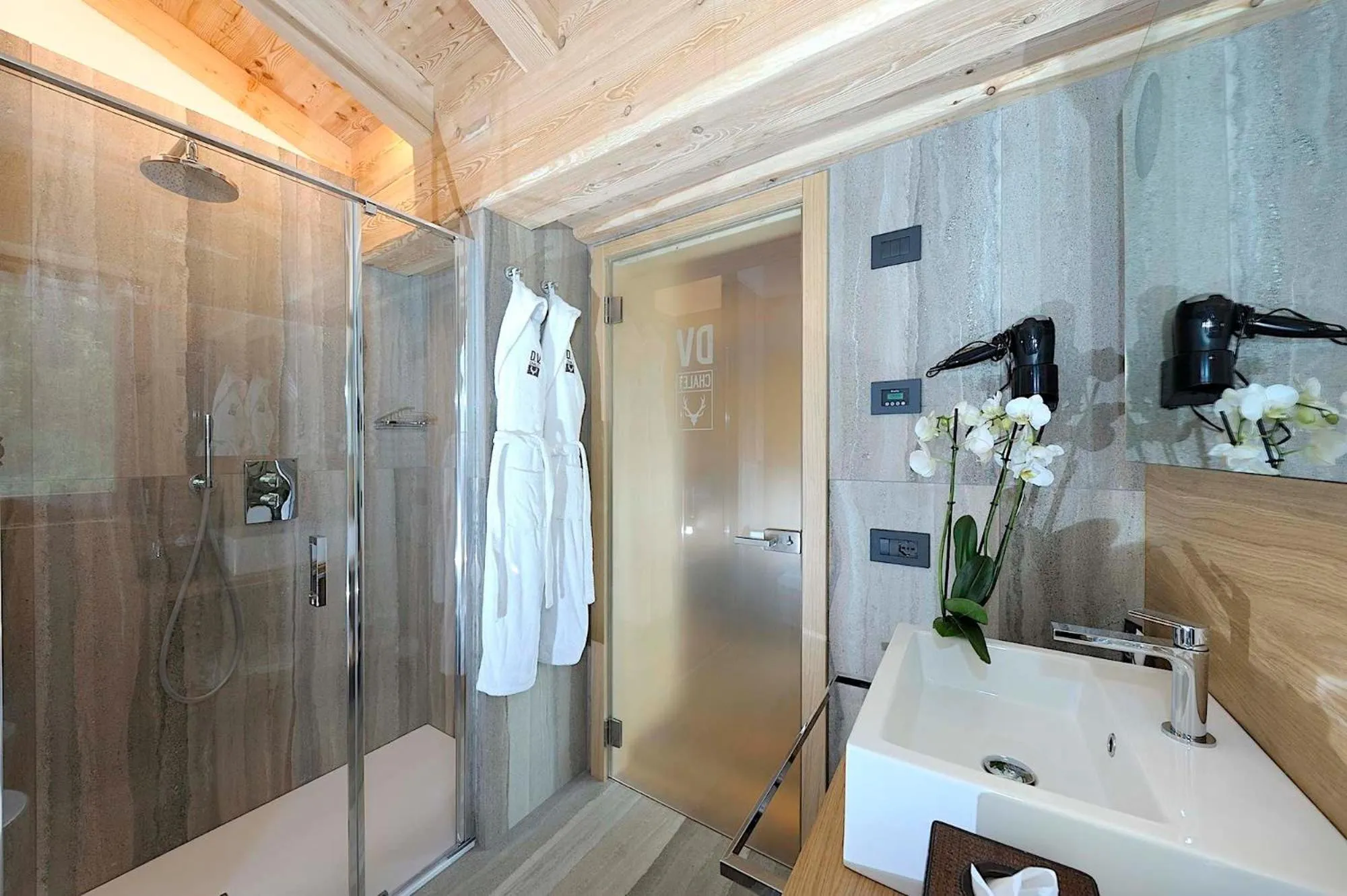 Bathroom in DV Chalet Boutique Hotel & Spa