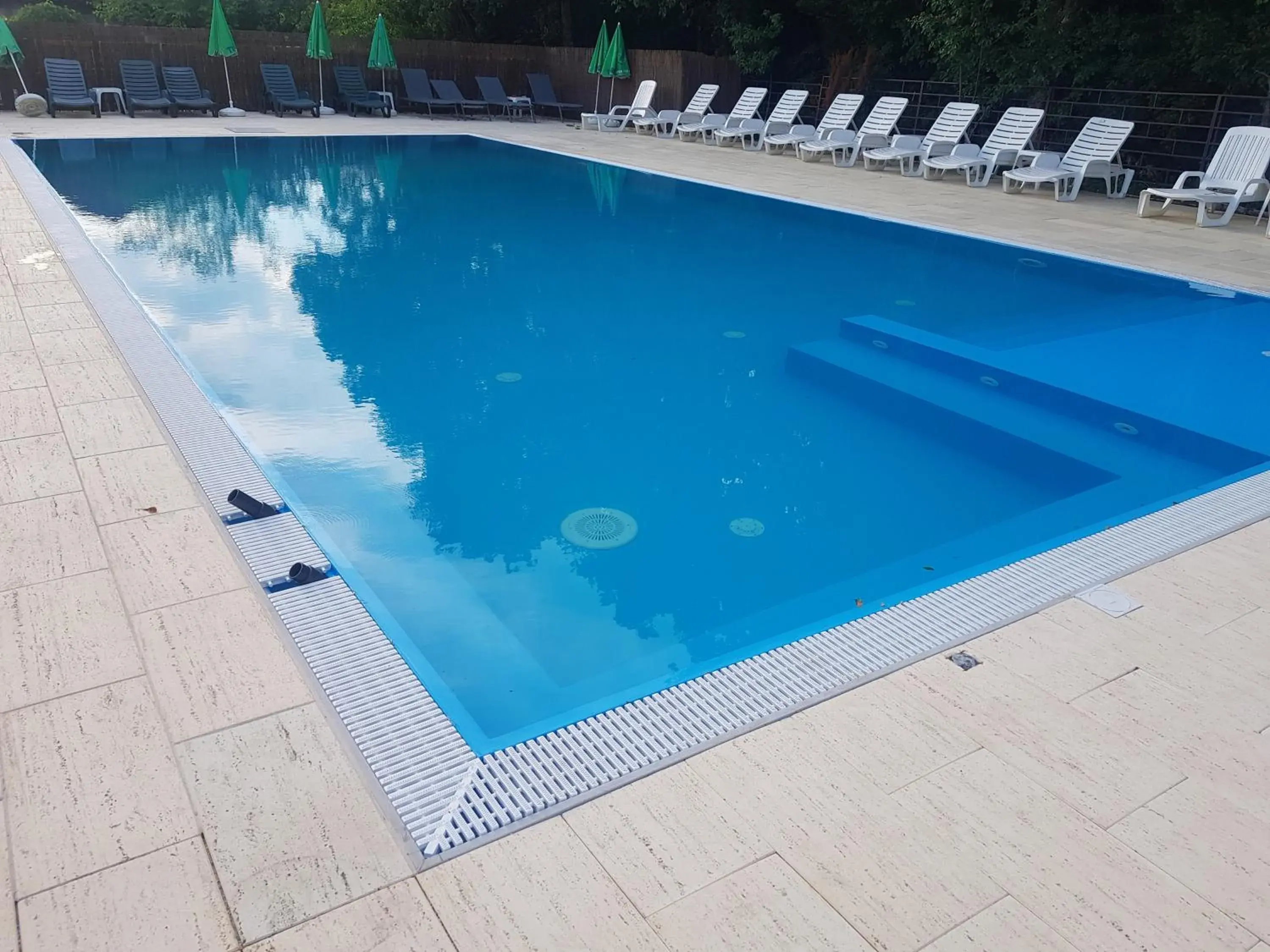 Pool view in Anthimos Pool view in Anthimos