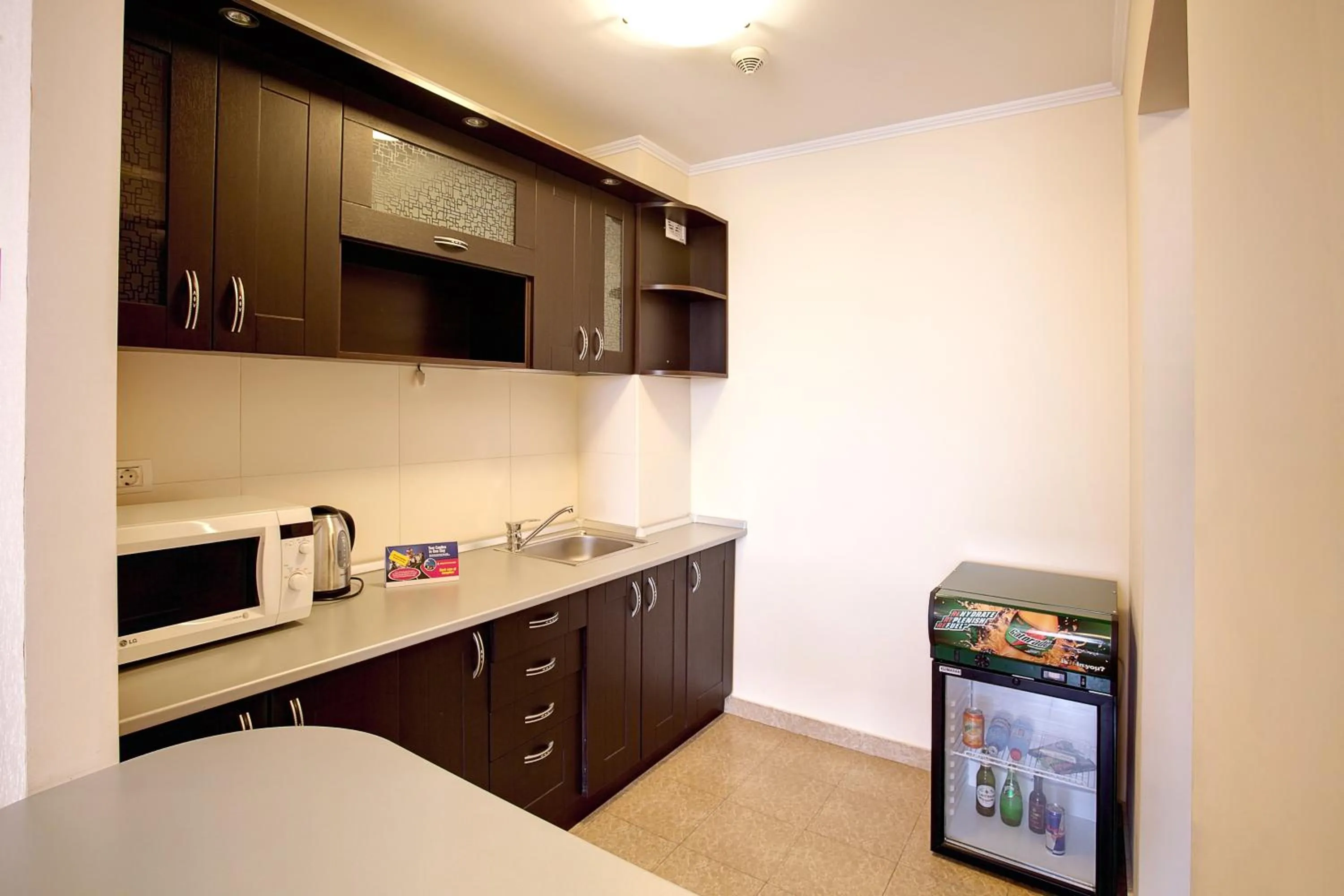 Kitchen or kitchenette in Hotel Tecadra