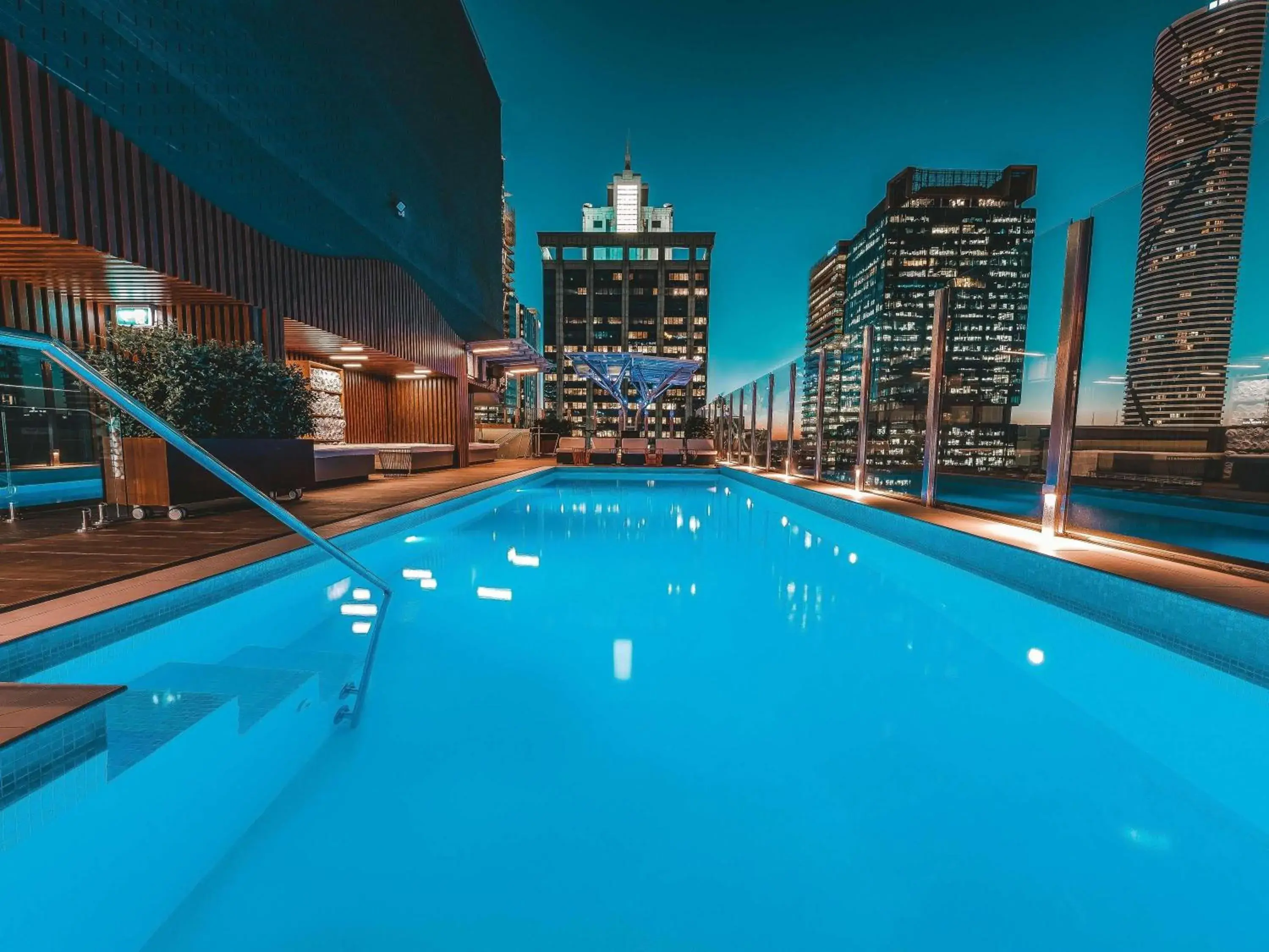 Pool view in Pullman Brisbane King George Square Pool view in Pullman Brisbane King George Square