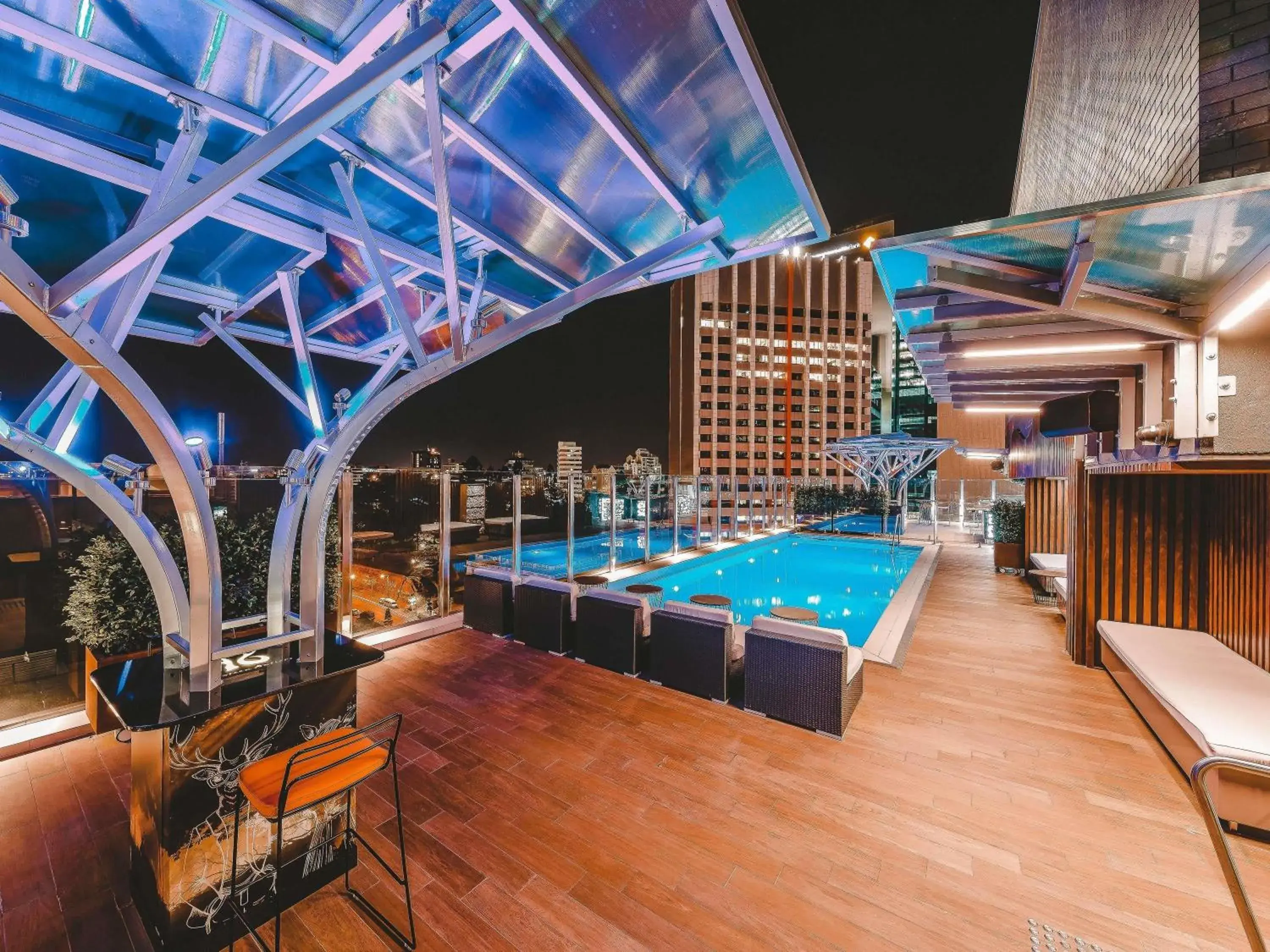 Pool view in Pullman Brisbane King George Square Pool view in Pullman Brisbane King George Square