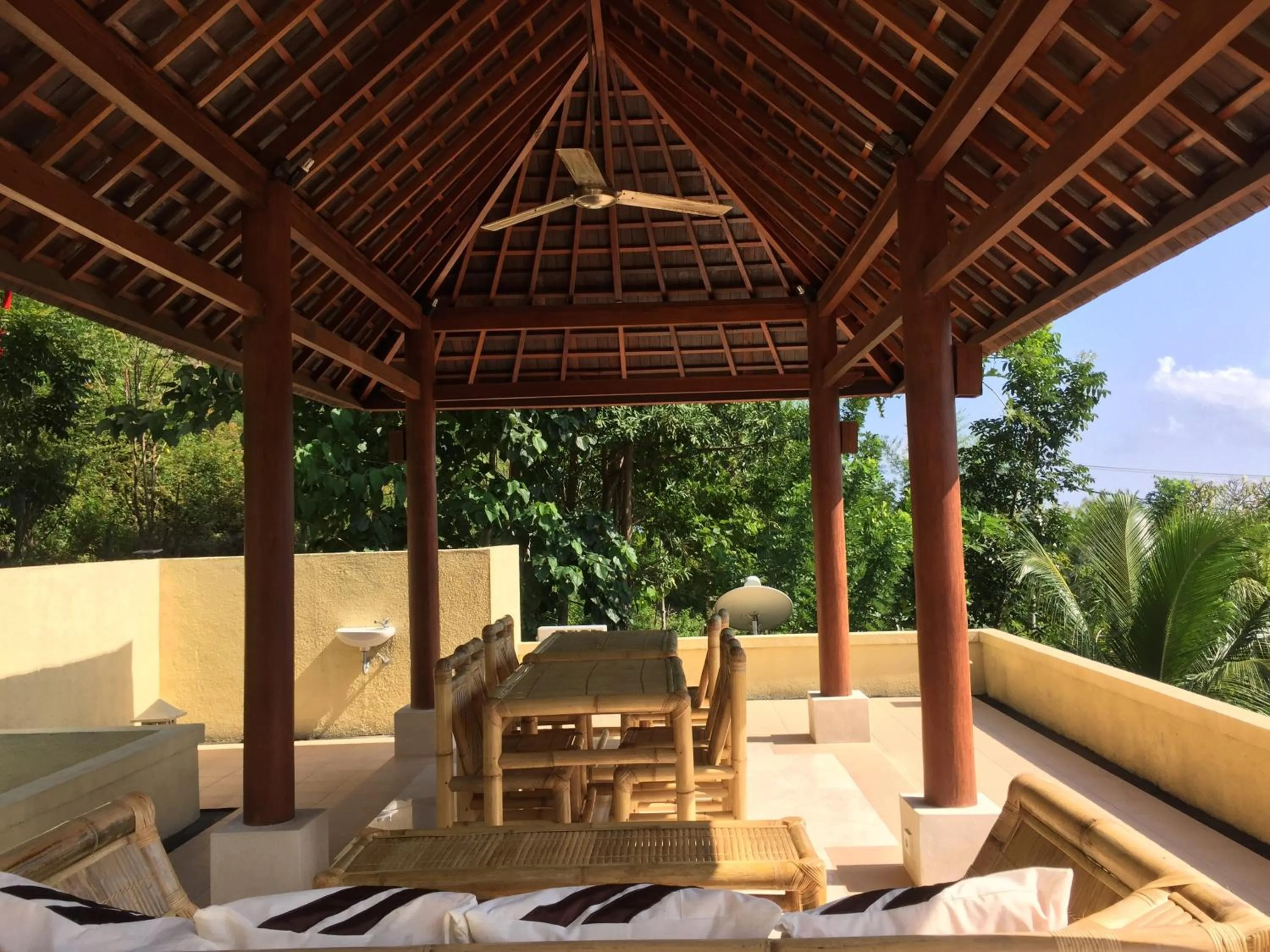 Seating area in Nipah Villas