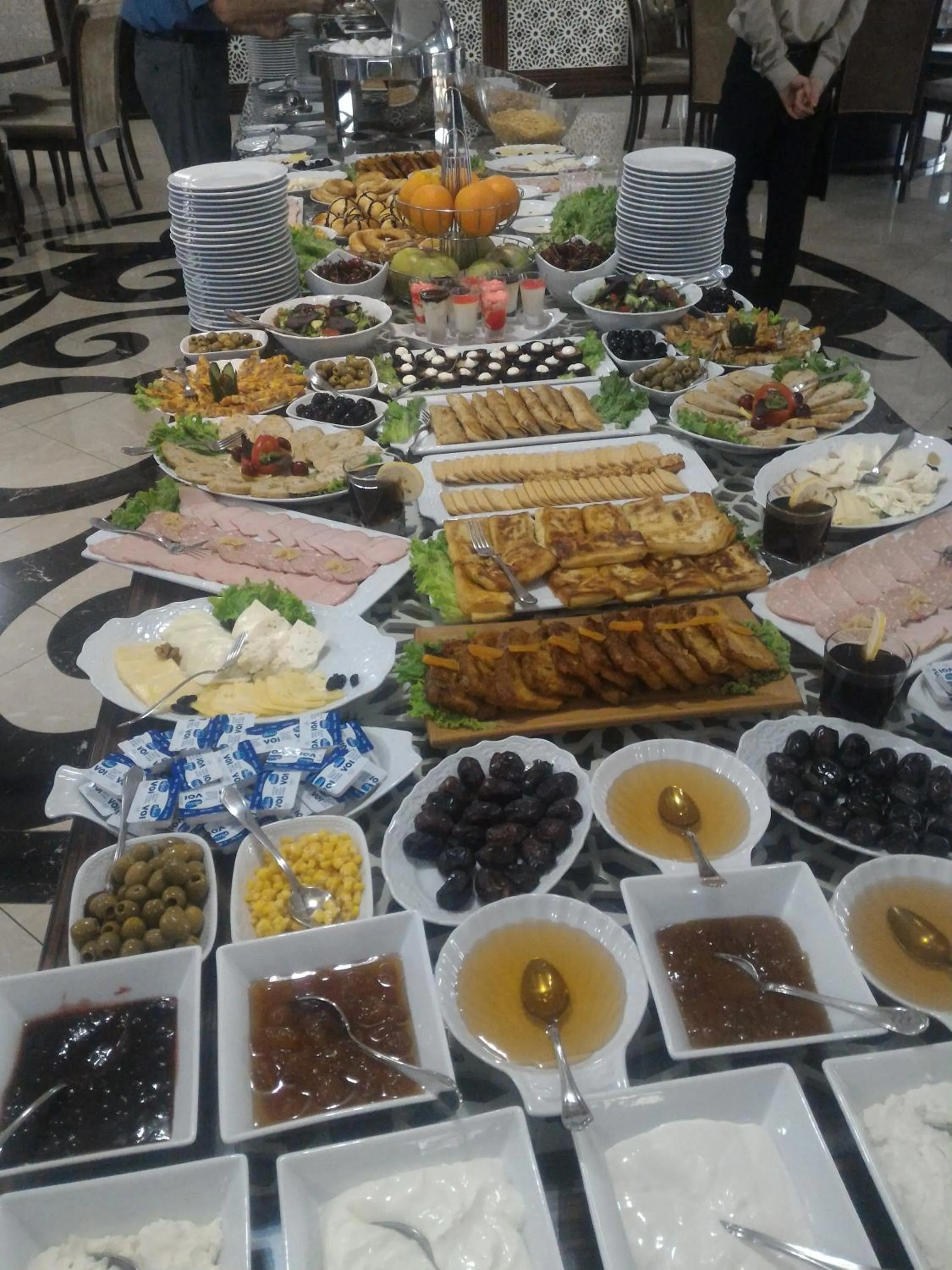 Breakfast in Azalea Hotel Baku