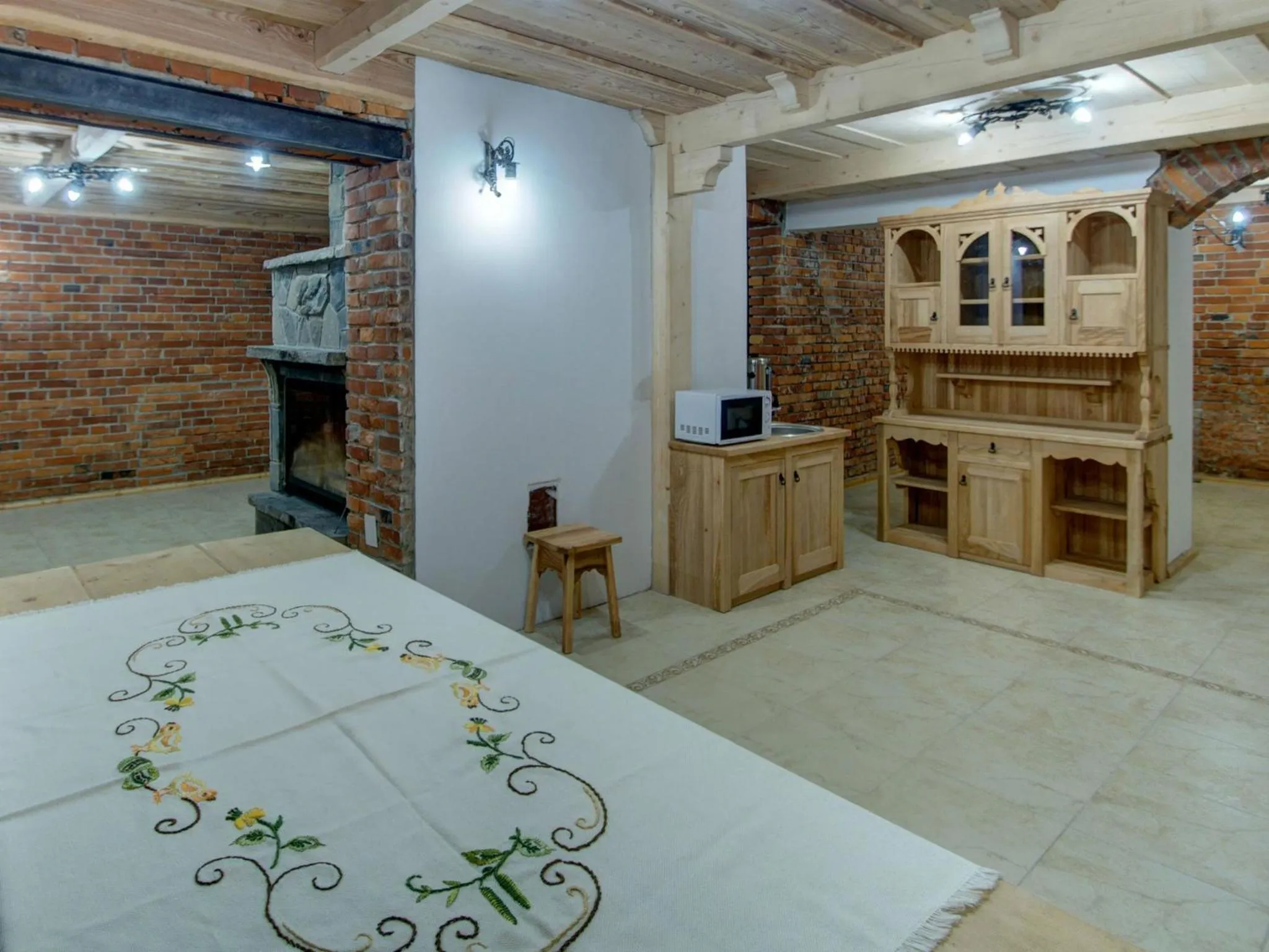 Kitchen or kitchenette in Pokoje Gościnne Światłomir