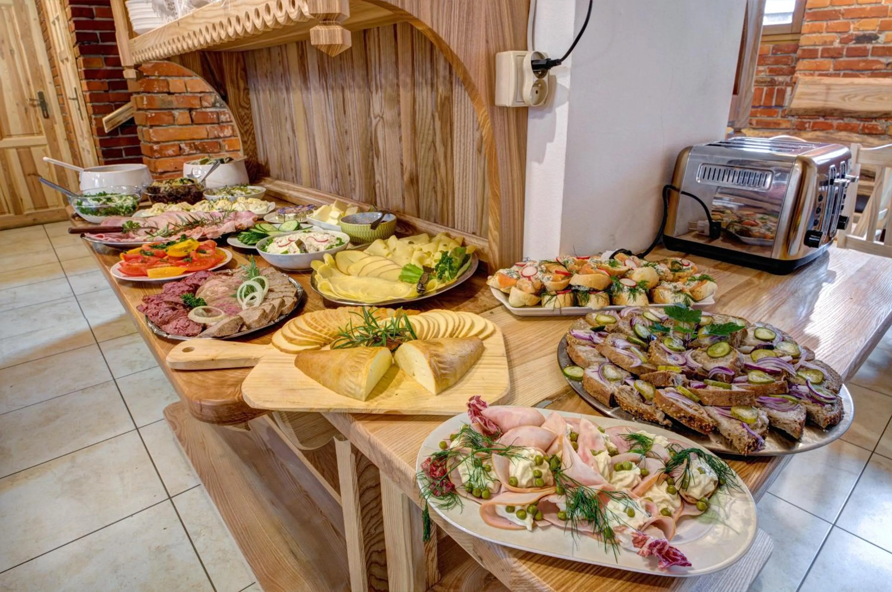 Buffet breakfast in Pokoje Gościnne Światłomir