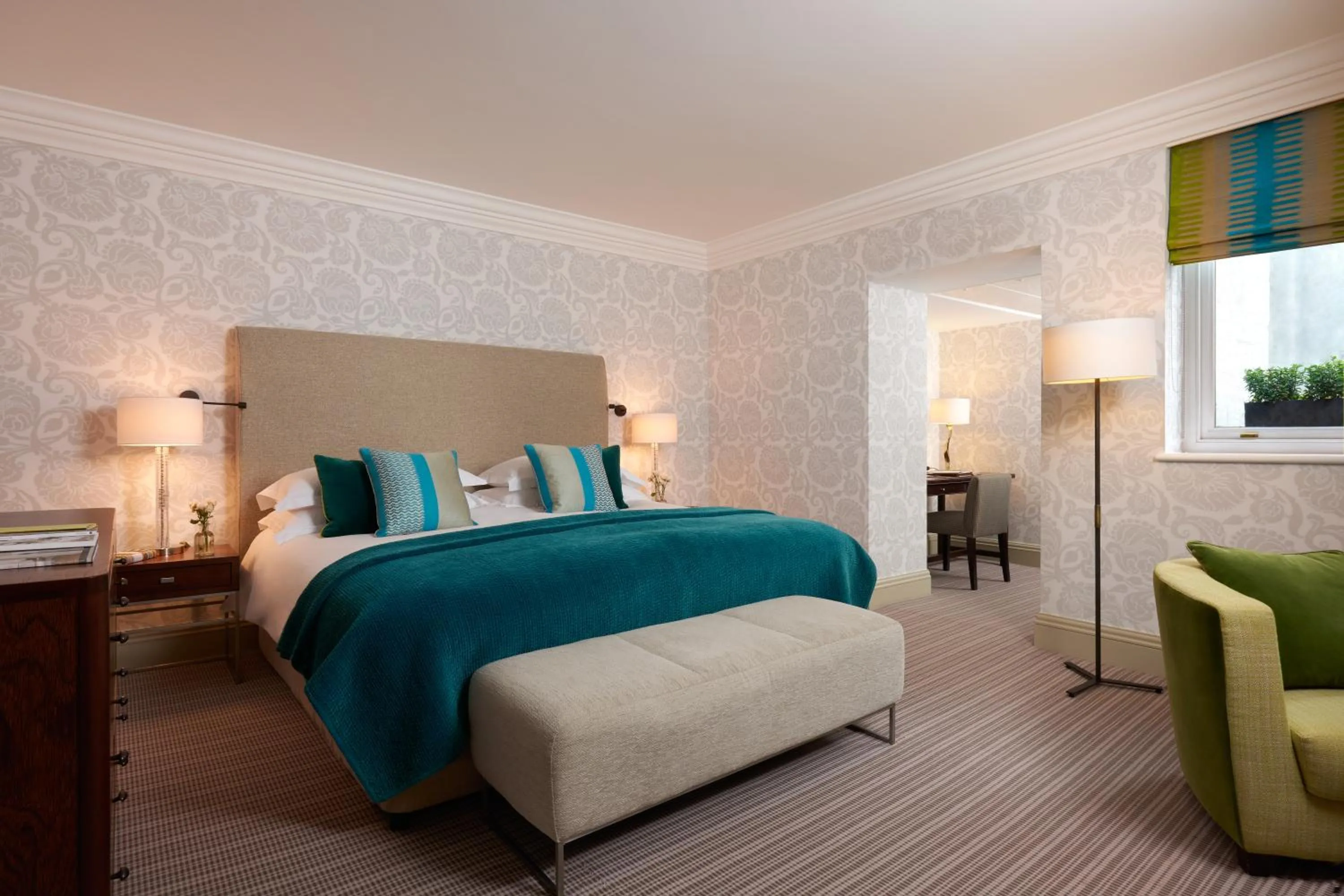 Bed in Brown's Hotel, a Rocco Forte Hotel