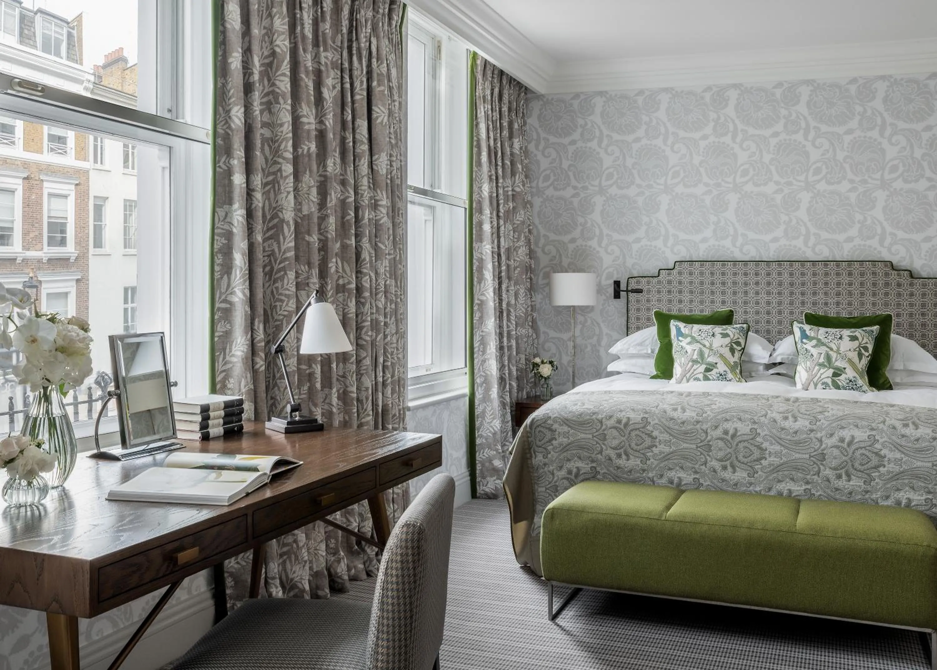 Bed in Brown's Hotel, a Rocco Forte Hotel