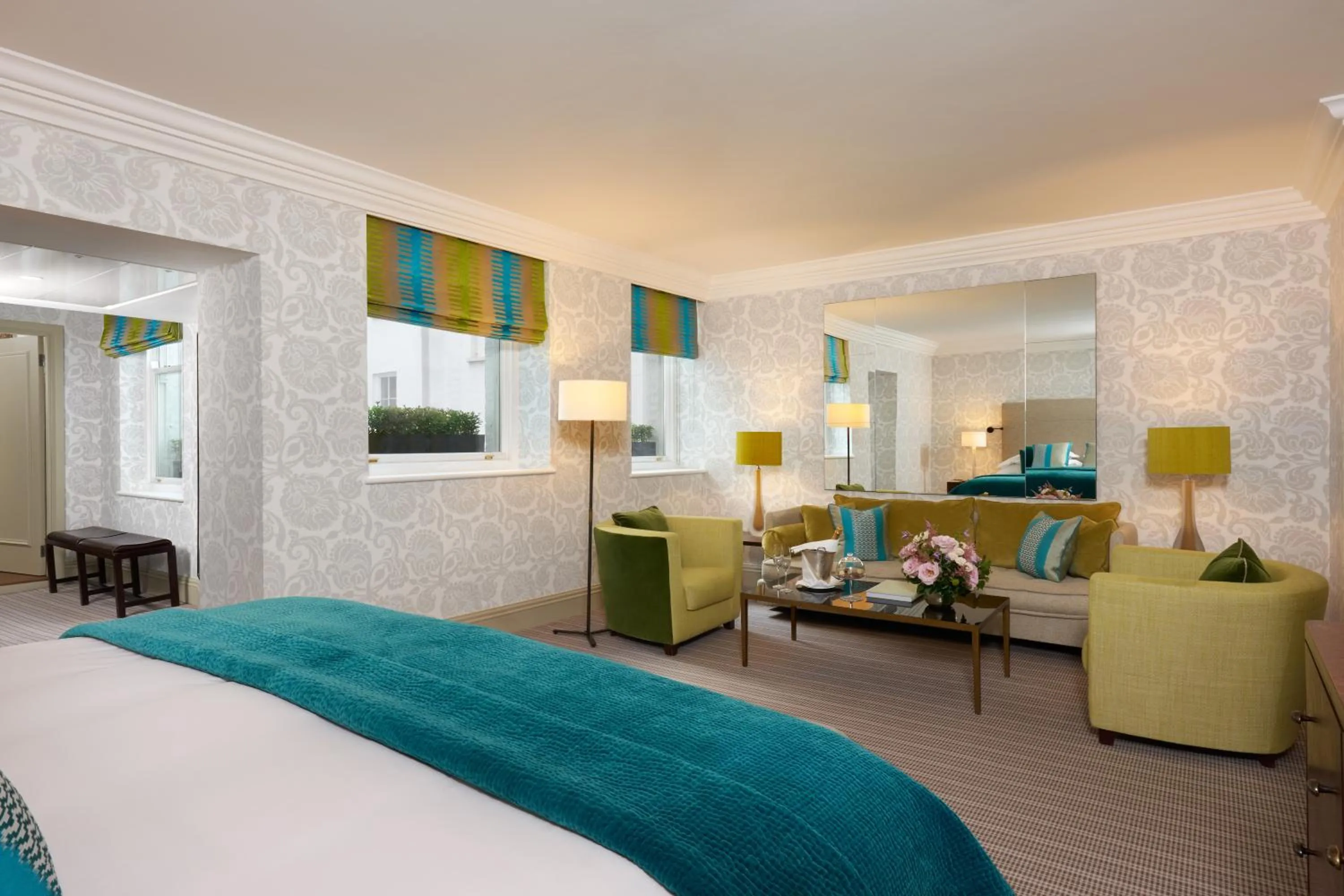 Bed in Brown's Hotel, a Rocco Forte Hotel