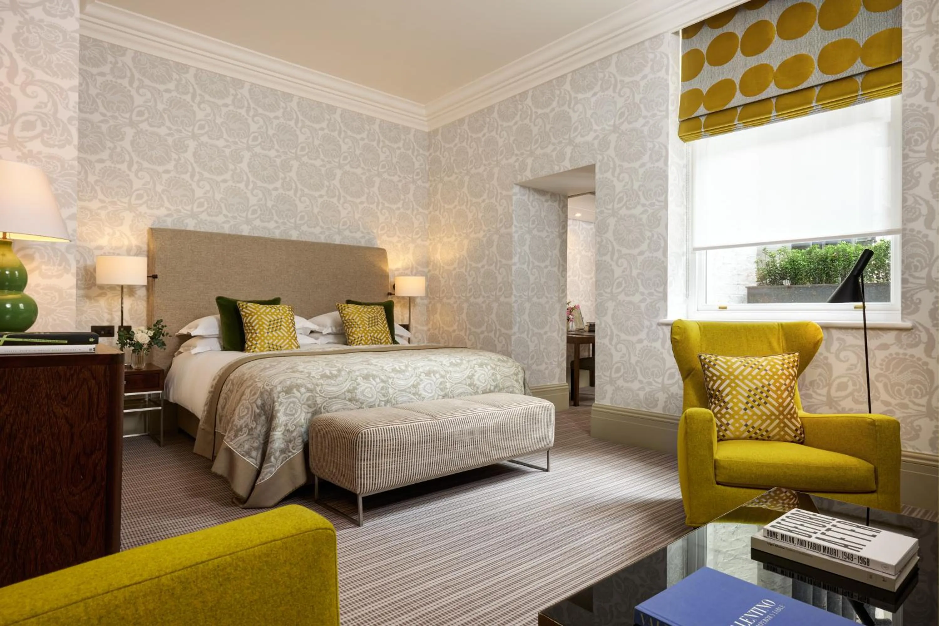 Bed in Brown's Hotel, a Rocco Forte Hotel