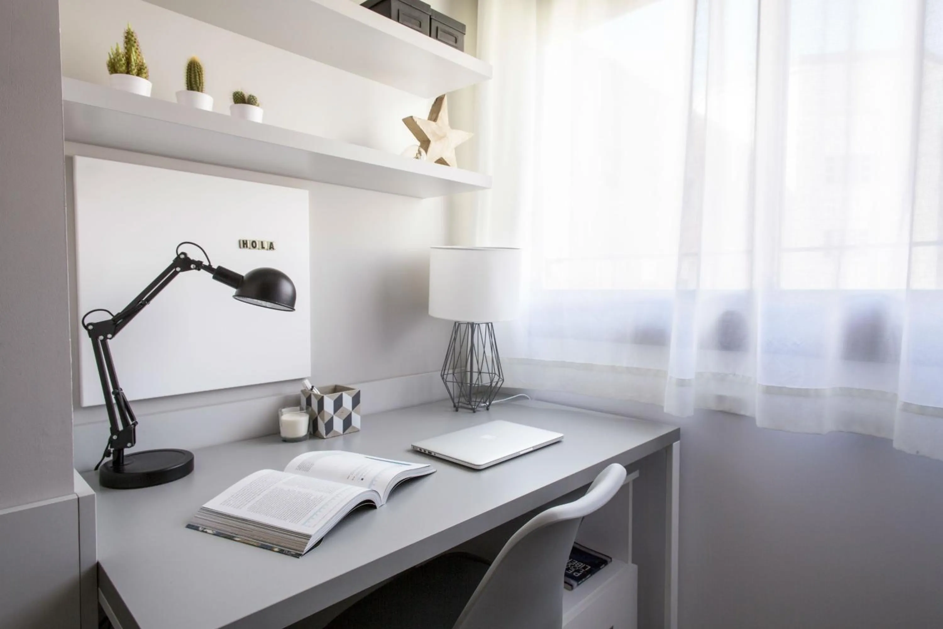 Seating area in Residencia Universitaria Resa Barcelona Diagonal