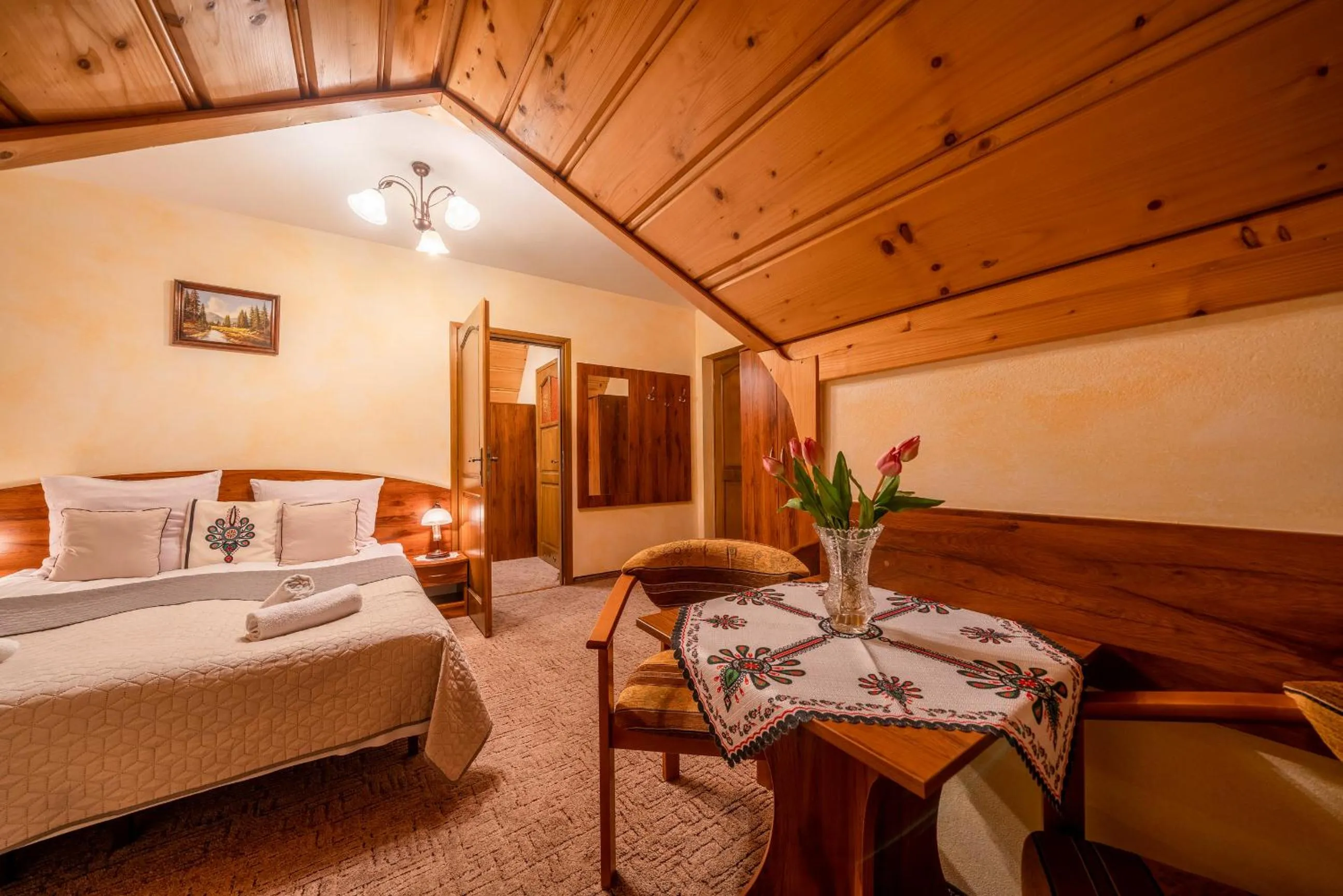 Photo of the whole room, Bed in Willa u Zwijaczy